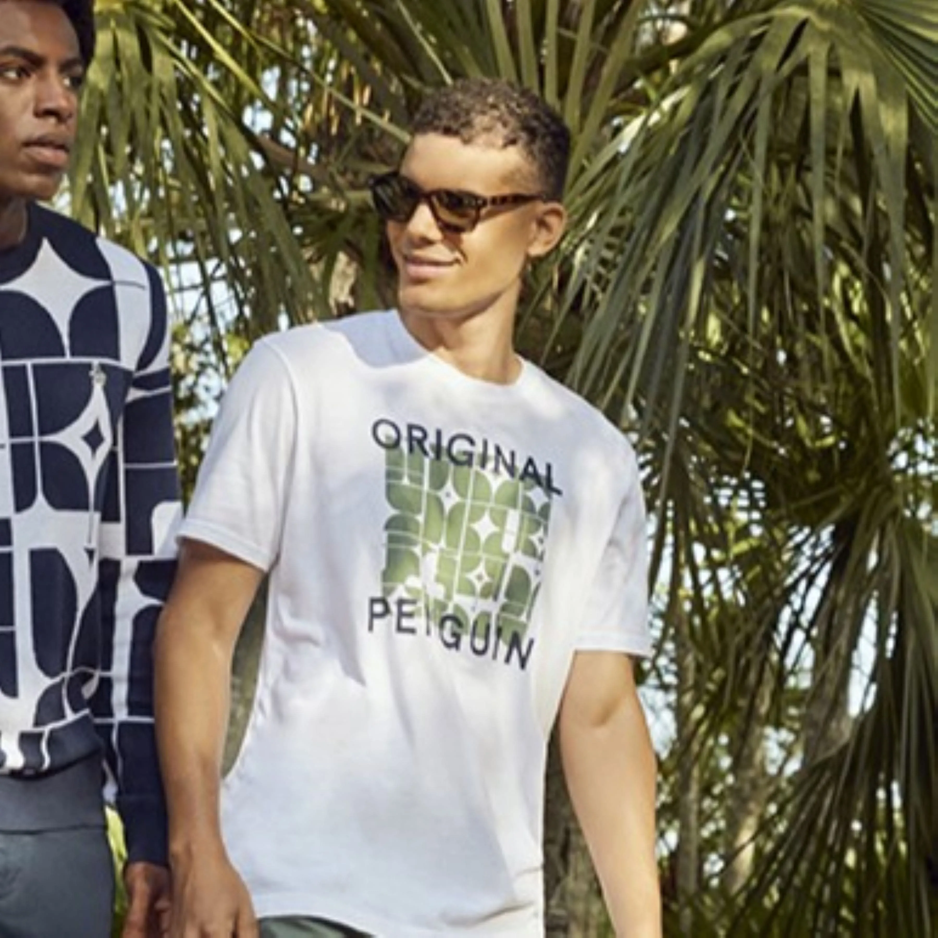 Geometric Graphic Logo Tee sold by Original Penguin product image thumbnail 2