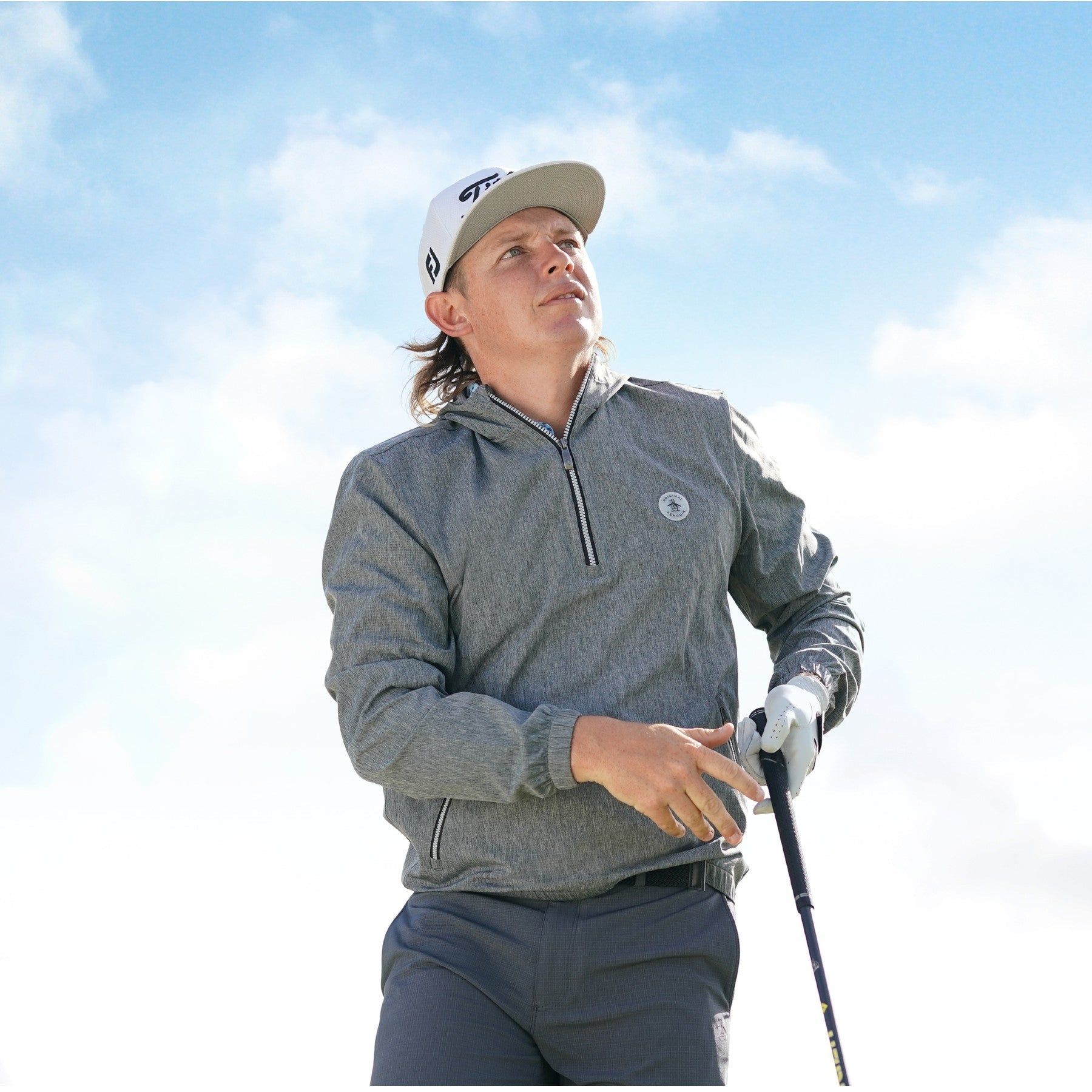 Quarter Zip Hooded Golf Windbreaker sold by Original Penguin product image thumbnail 2