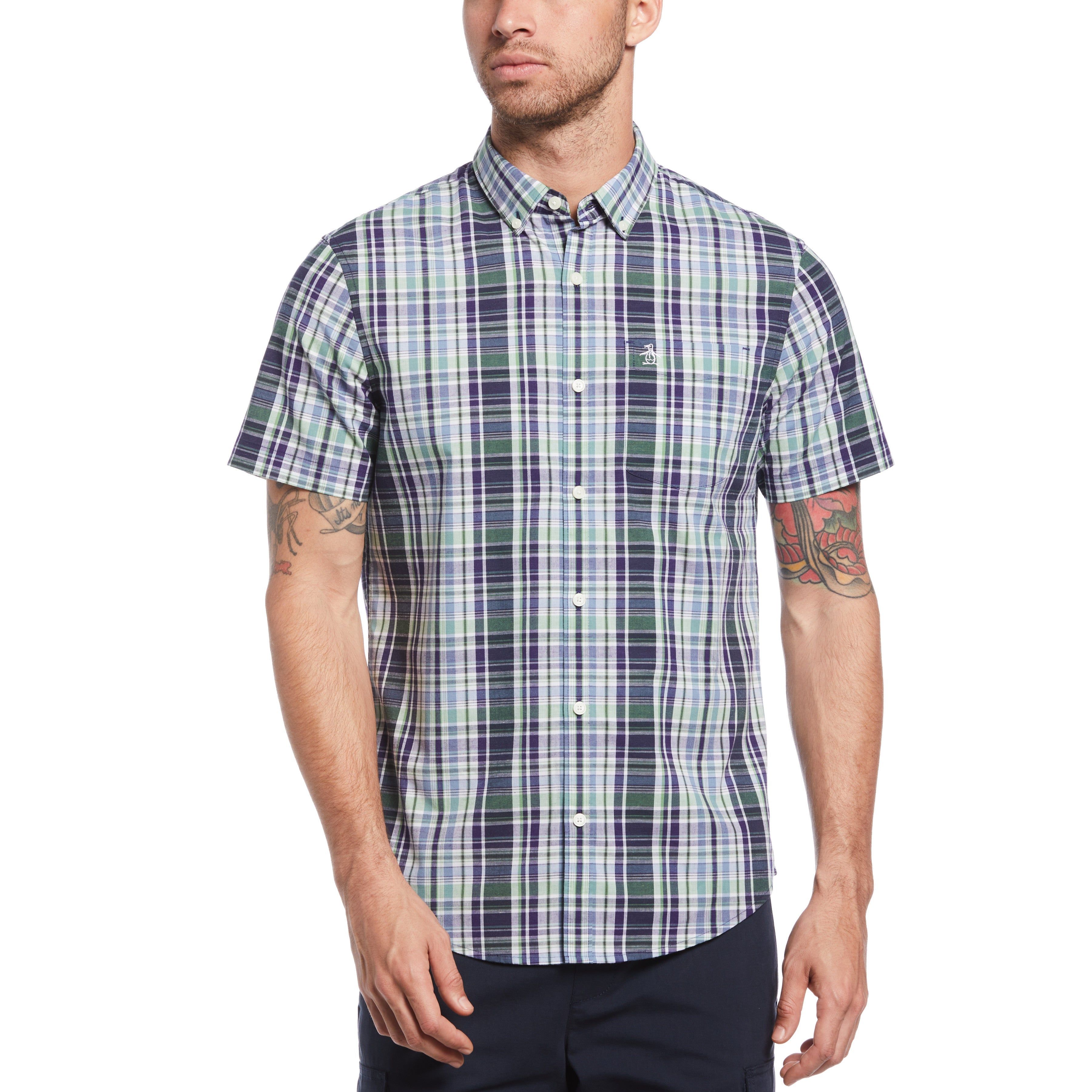 Woven Plaid Shirt sold by Original Penguin