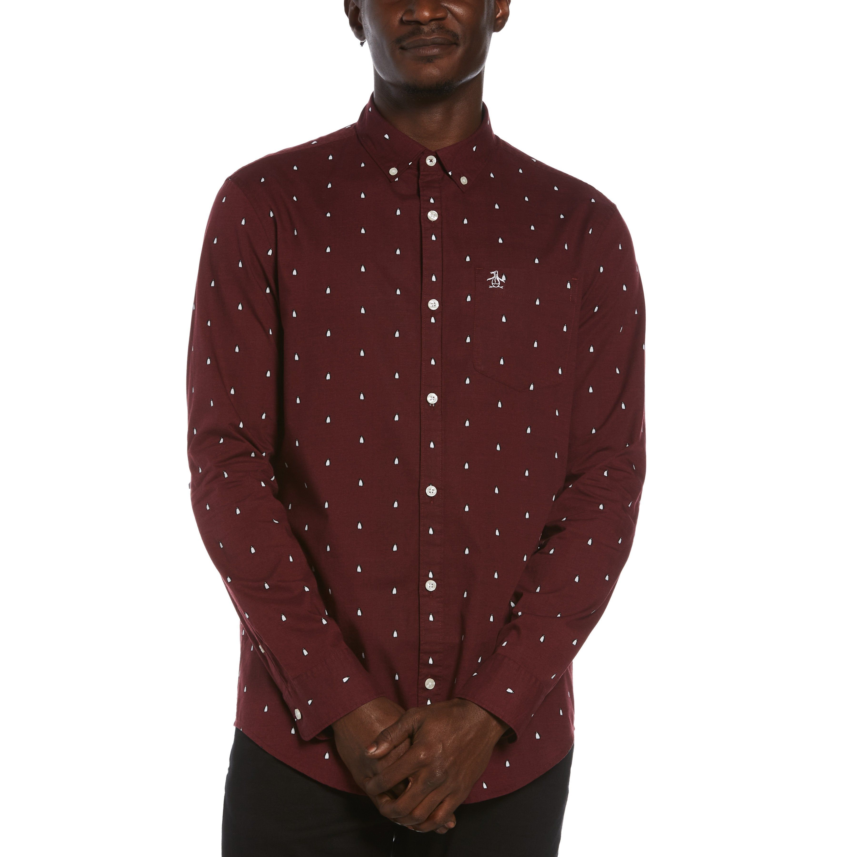 Printed Slub Shirt sold by Original Penguin