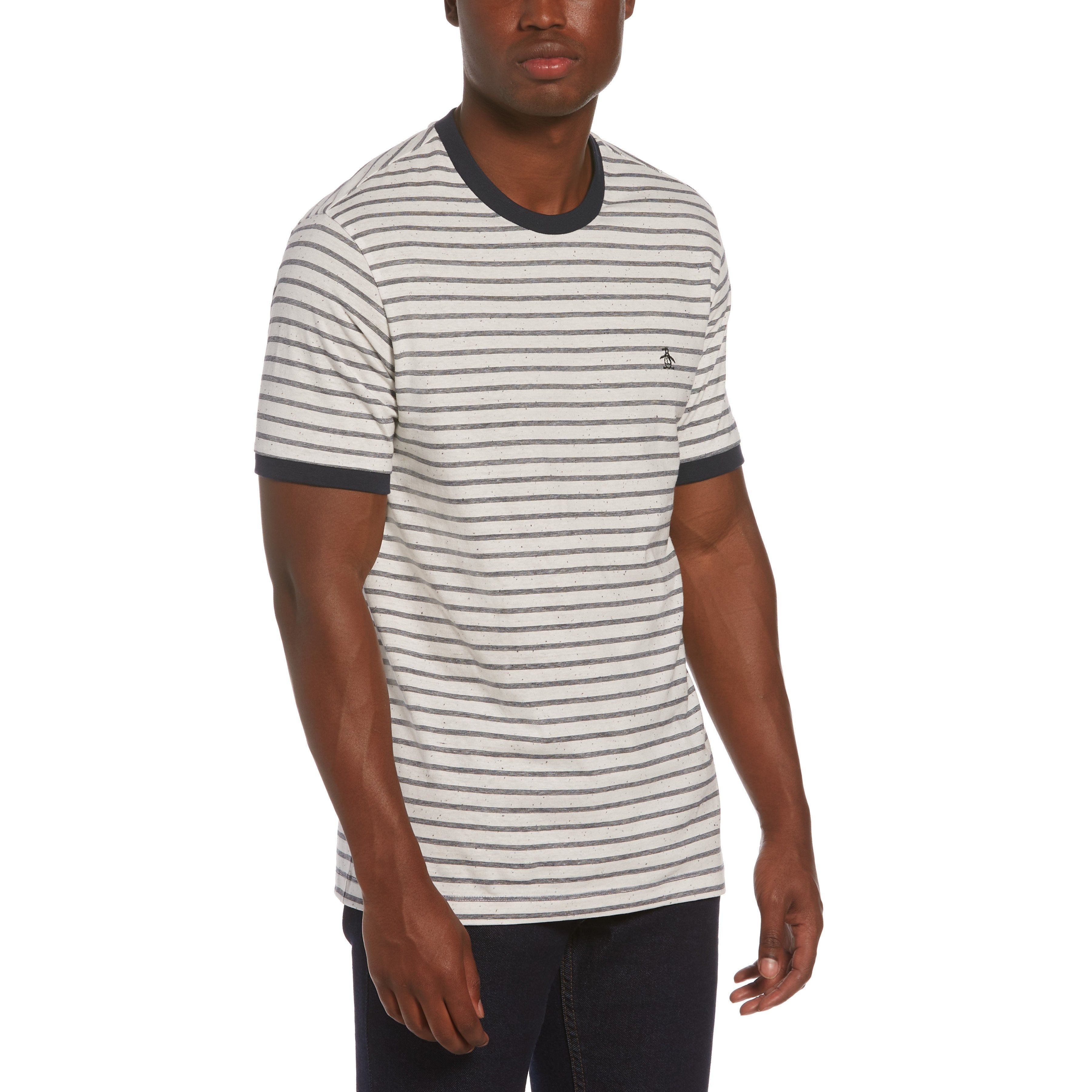 Stripe Short Sleeve Tee Shirt sold by Original Penguin