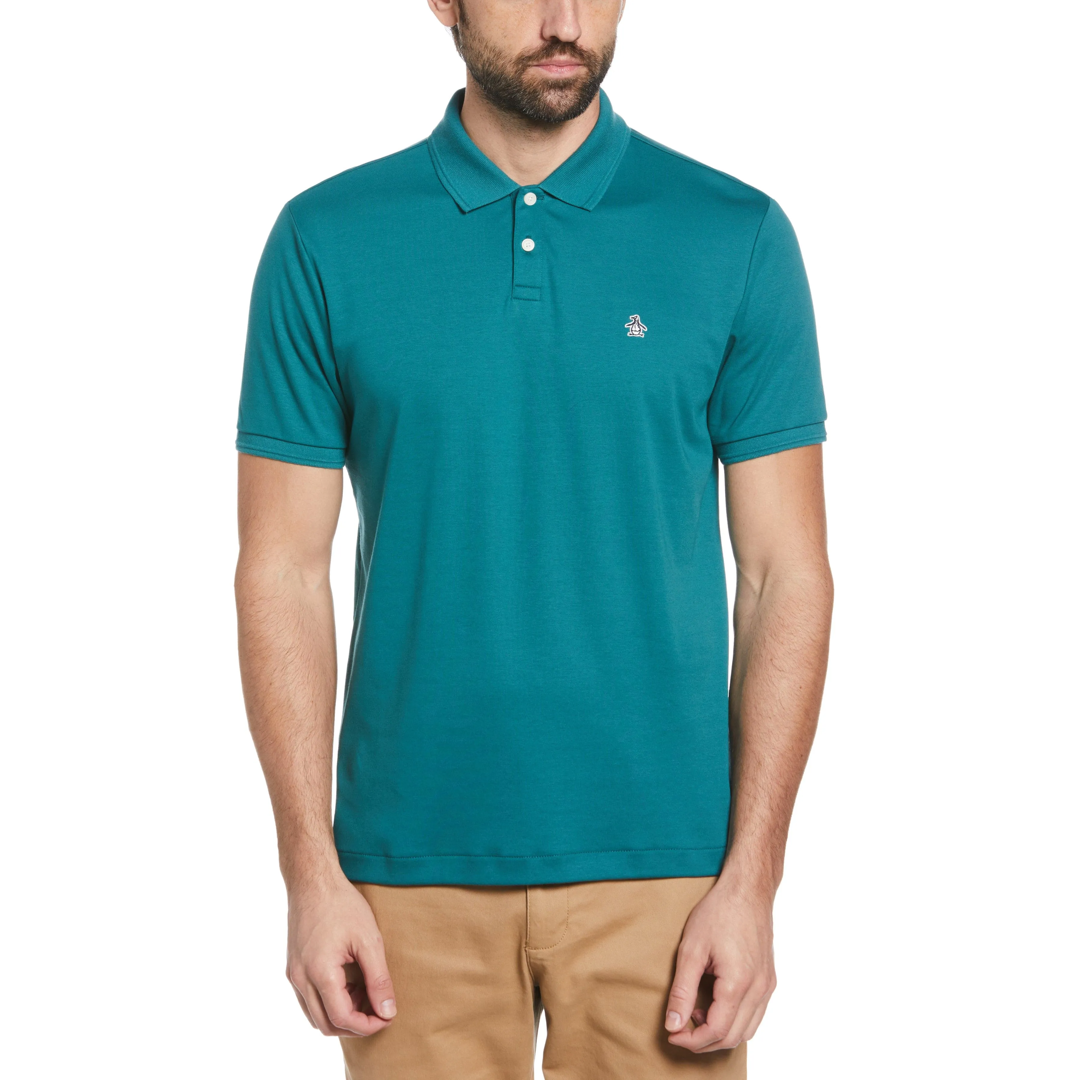 Organic Cotton Interlock Daddy Polo sold by Original Penguin