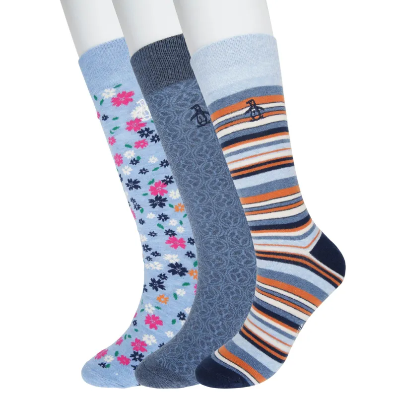 Doherty Floral Dress 3 Pack Socks sold by Original Penguin