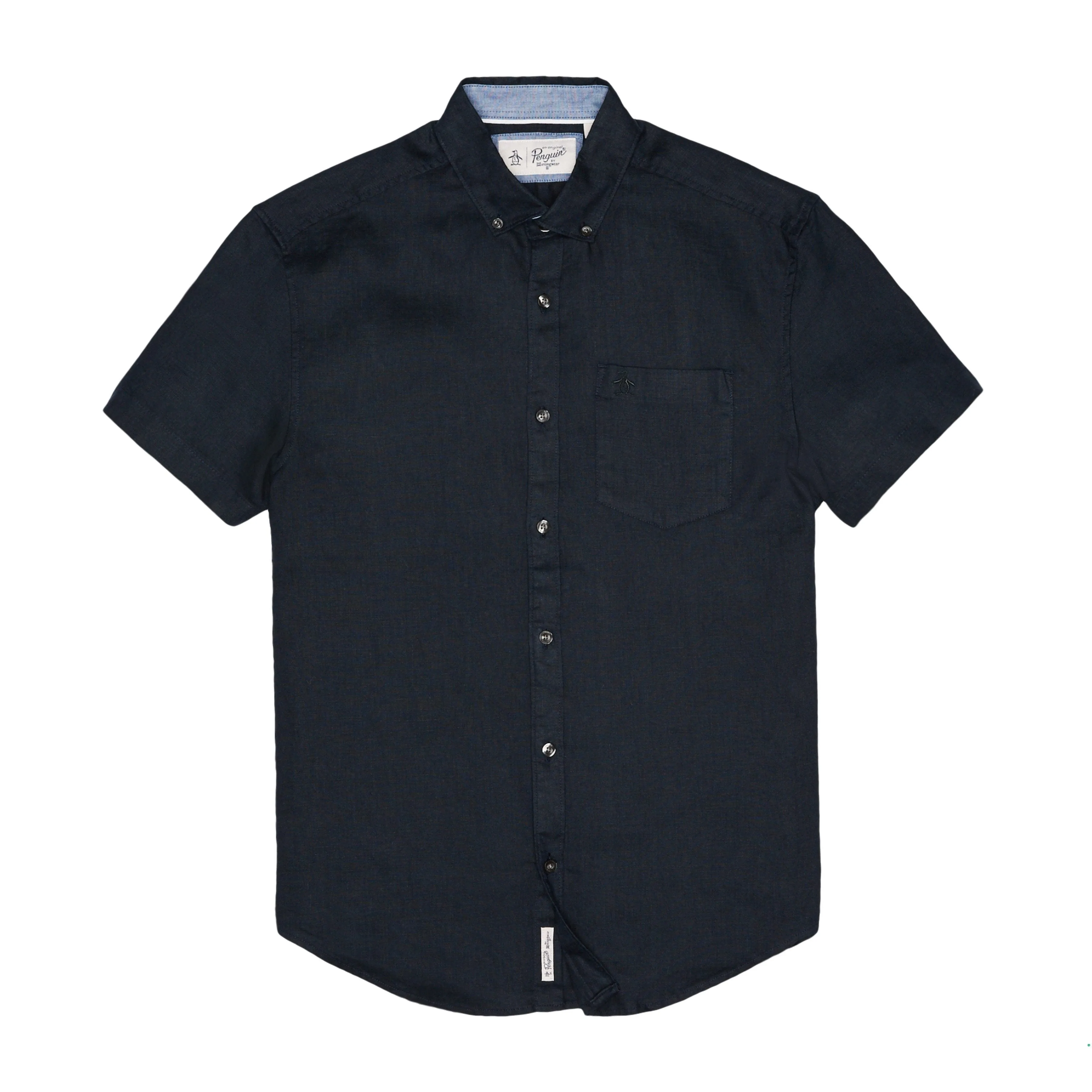 Short Sleeve Washed Linen Shirt sold by Original Penguin product image thumbnail 4