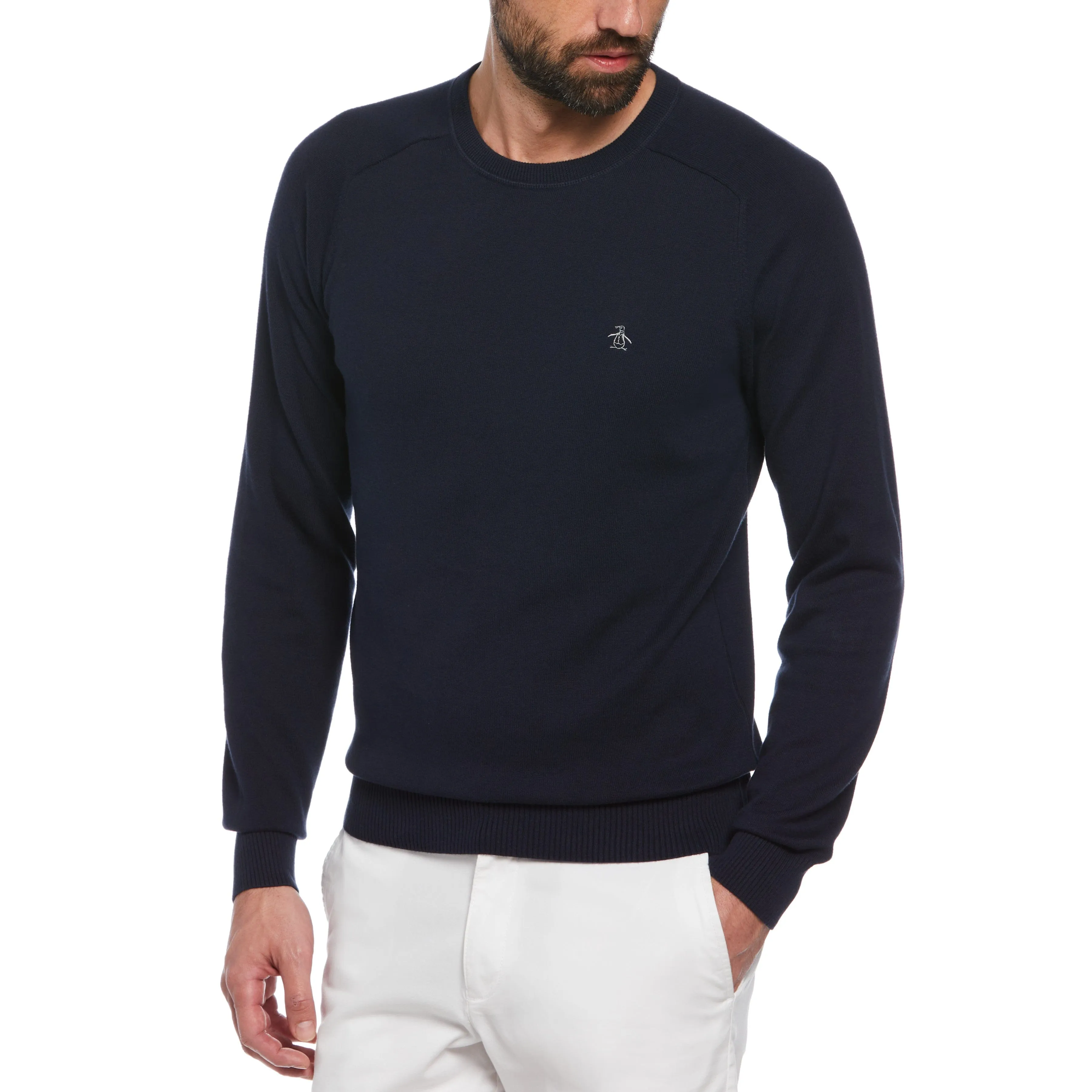 Raglan Crew Neck Sweater sold by Original Penguin