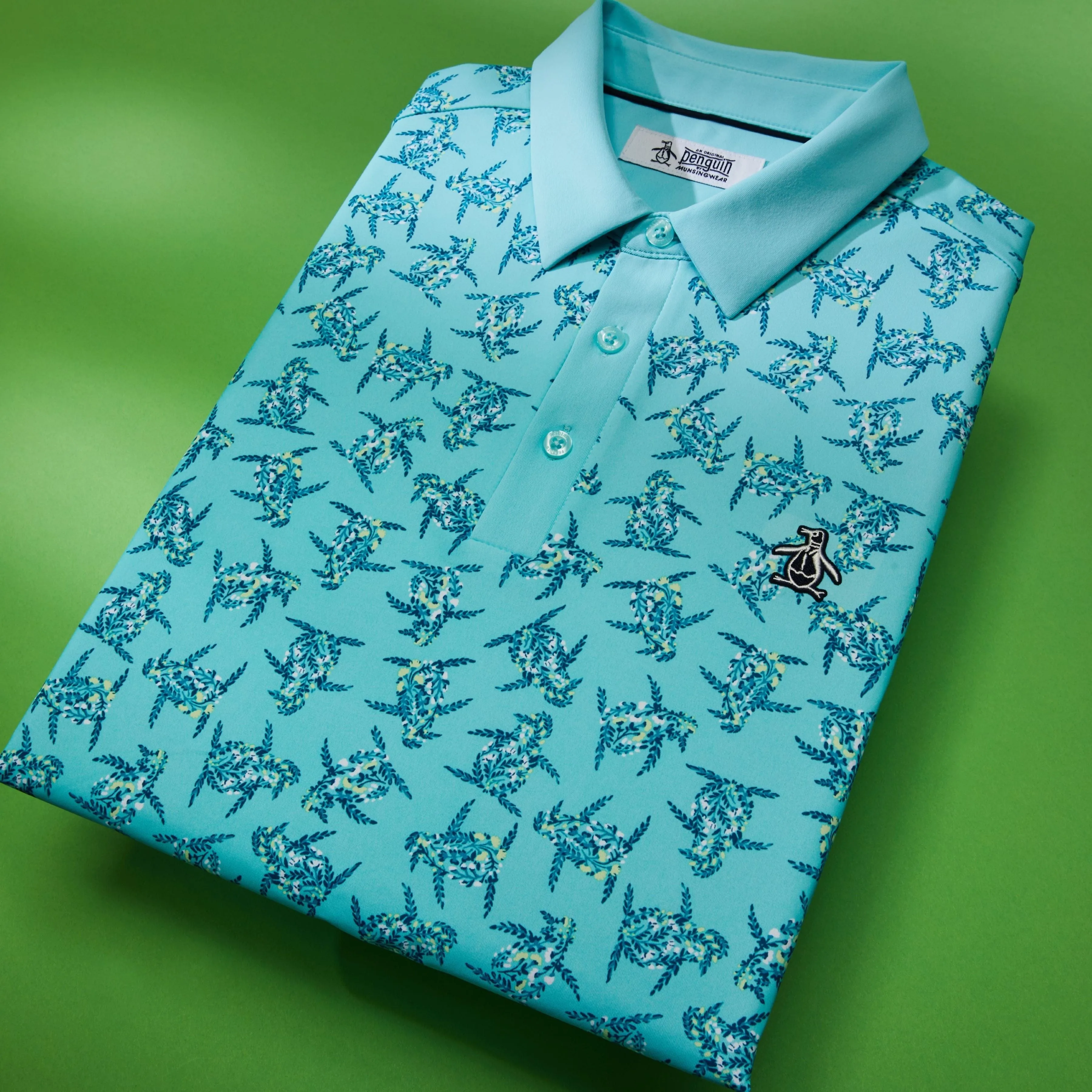 All-over 60's Floral Pete Print Golf Polo sold by Original Penguin product image thumbnail 3
