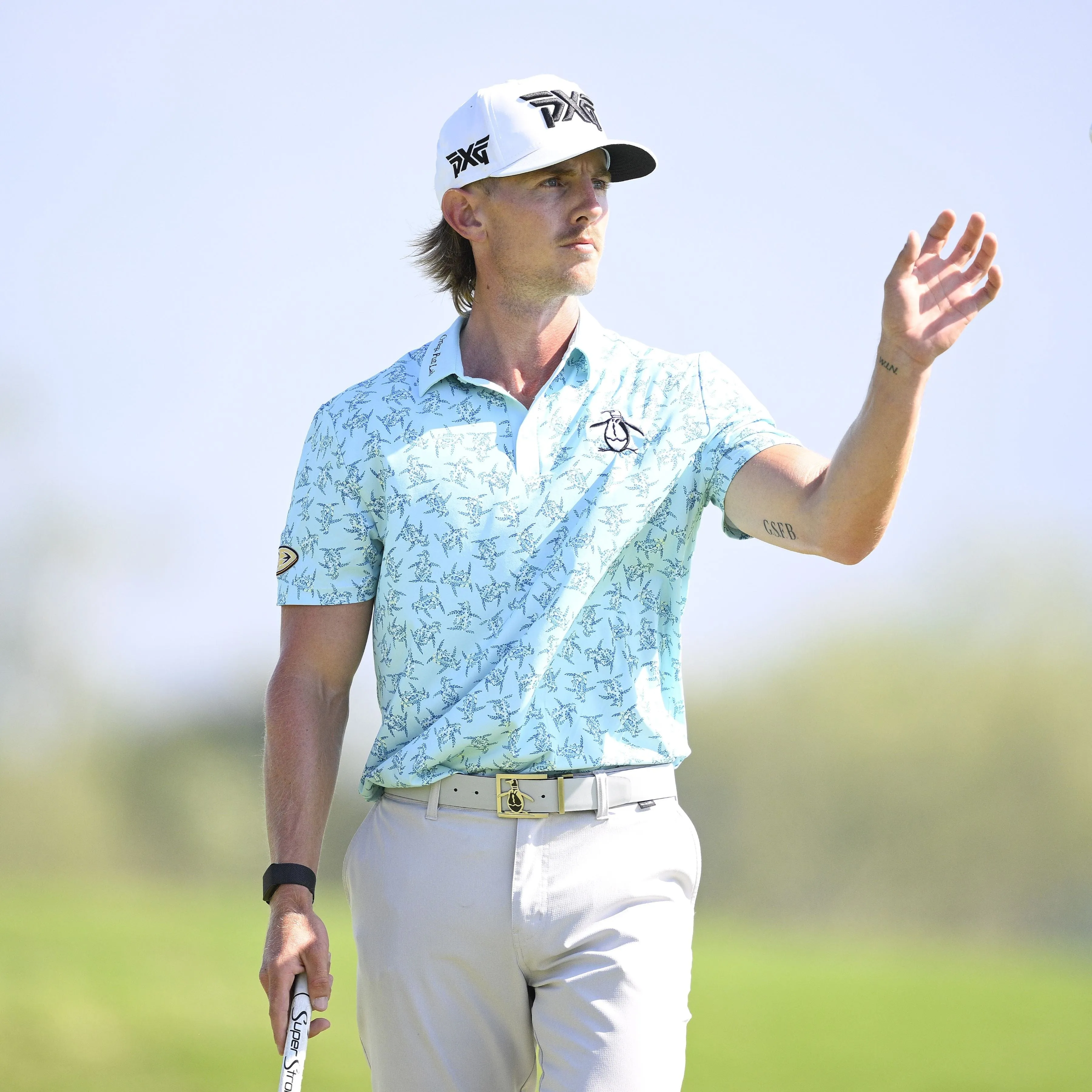 All-over 60's Floral Pete Print Golf Polo sold by Original Penguin