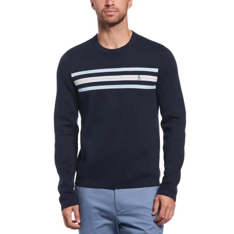 Engineered Chest Stripe Sweater sold by Original Penguin