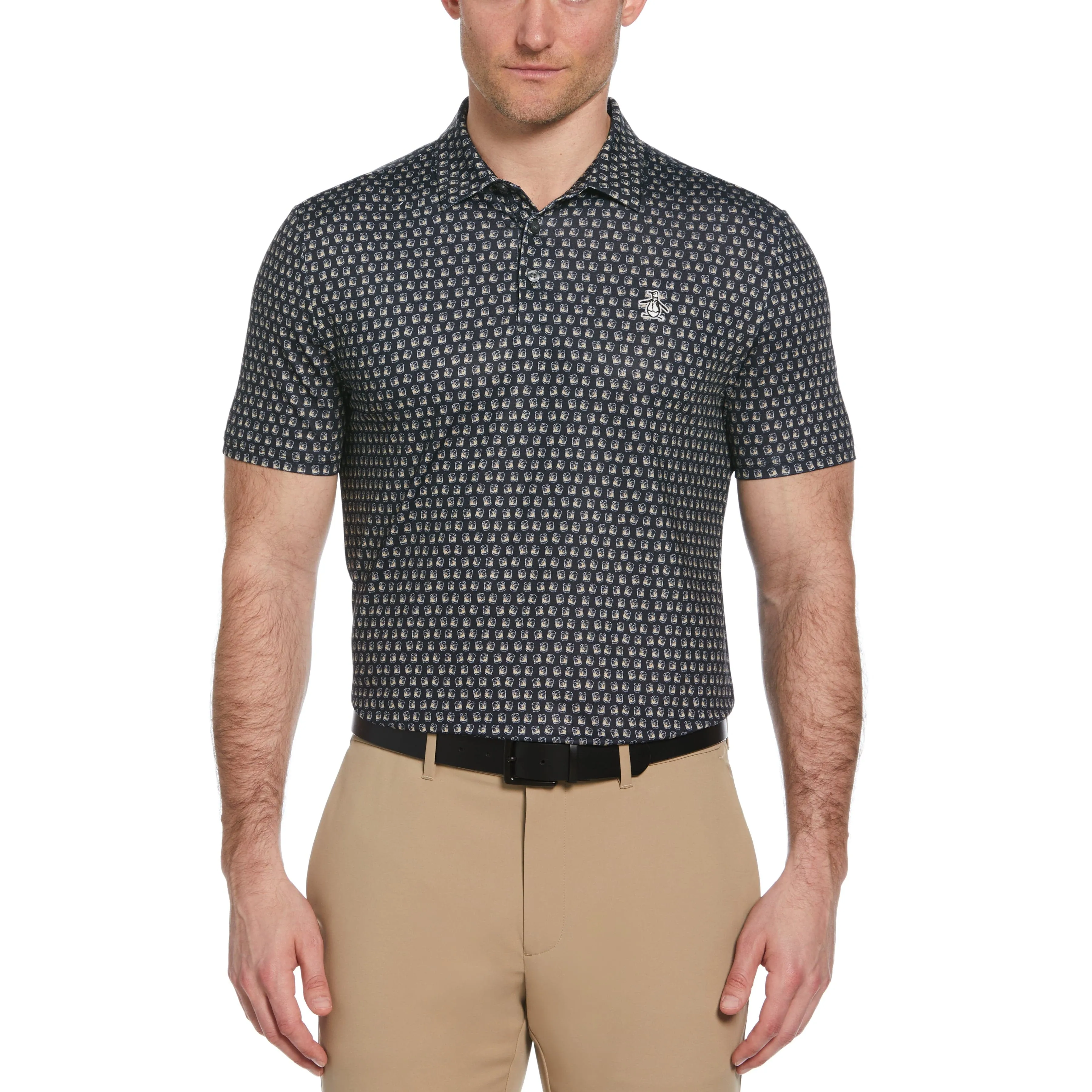 Novelty Old Fashioned Drink Print Golf Polo sold by Original Penguin