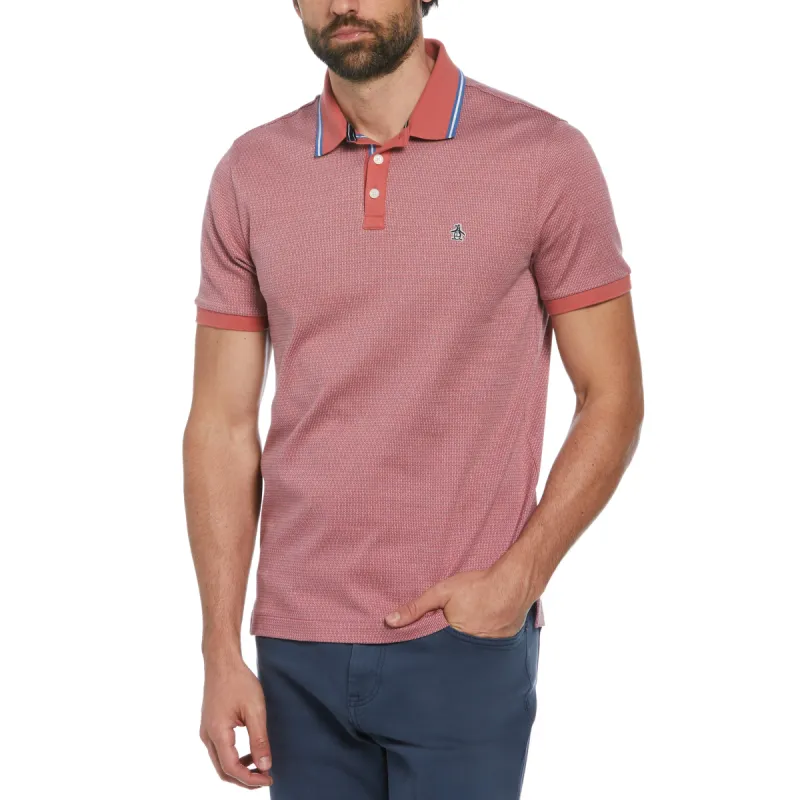 Jacquard Polo with Tipping sold by Original Penguin