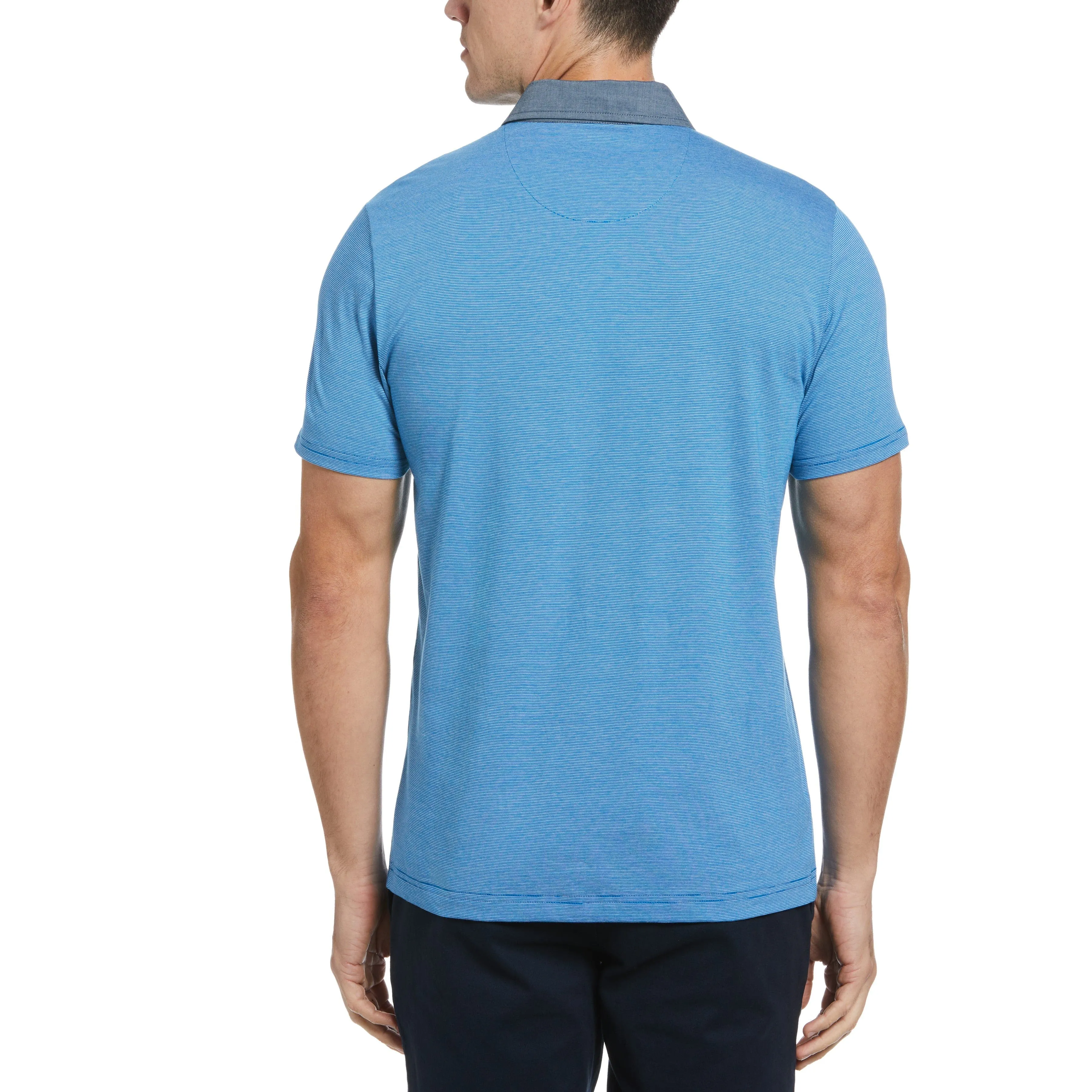 Stripe Chambray Collar Polo sold by Original Penguin product image thumbnail 2