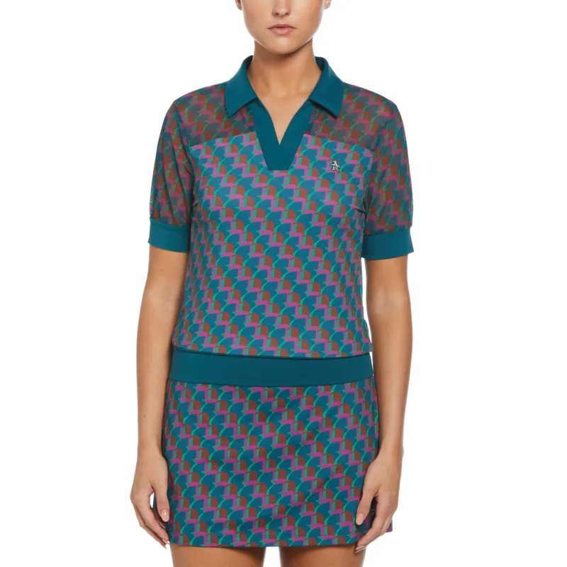 Women's Penguin Print Shirt sold by Original Penguin