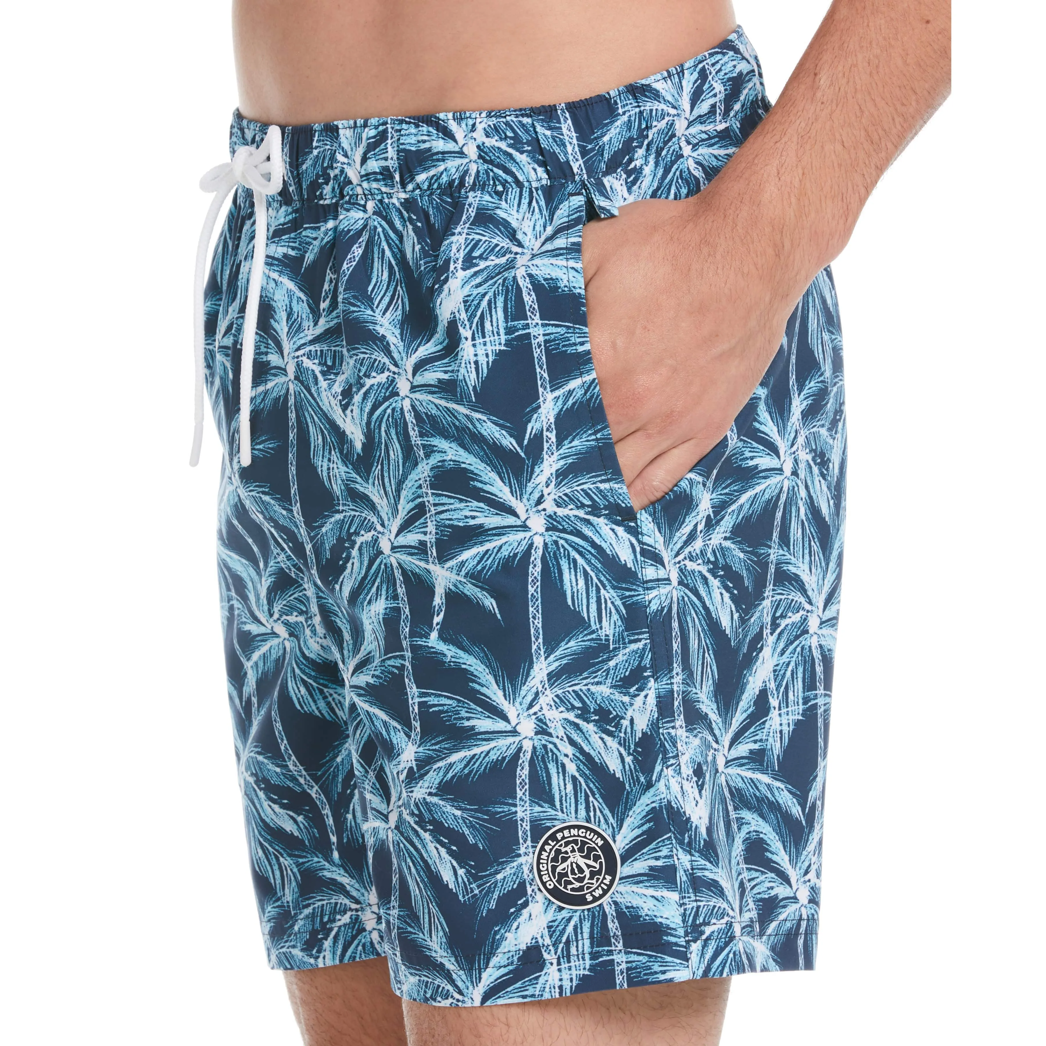 6" All-Over Palm Print Swim Short sold by Original Penguin product image thumbnail 3