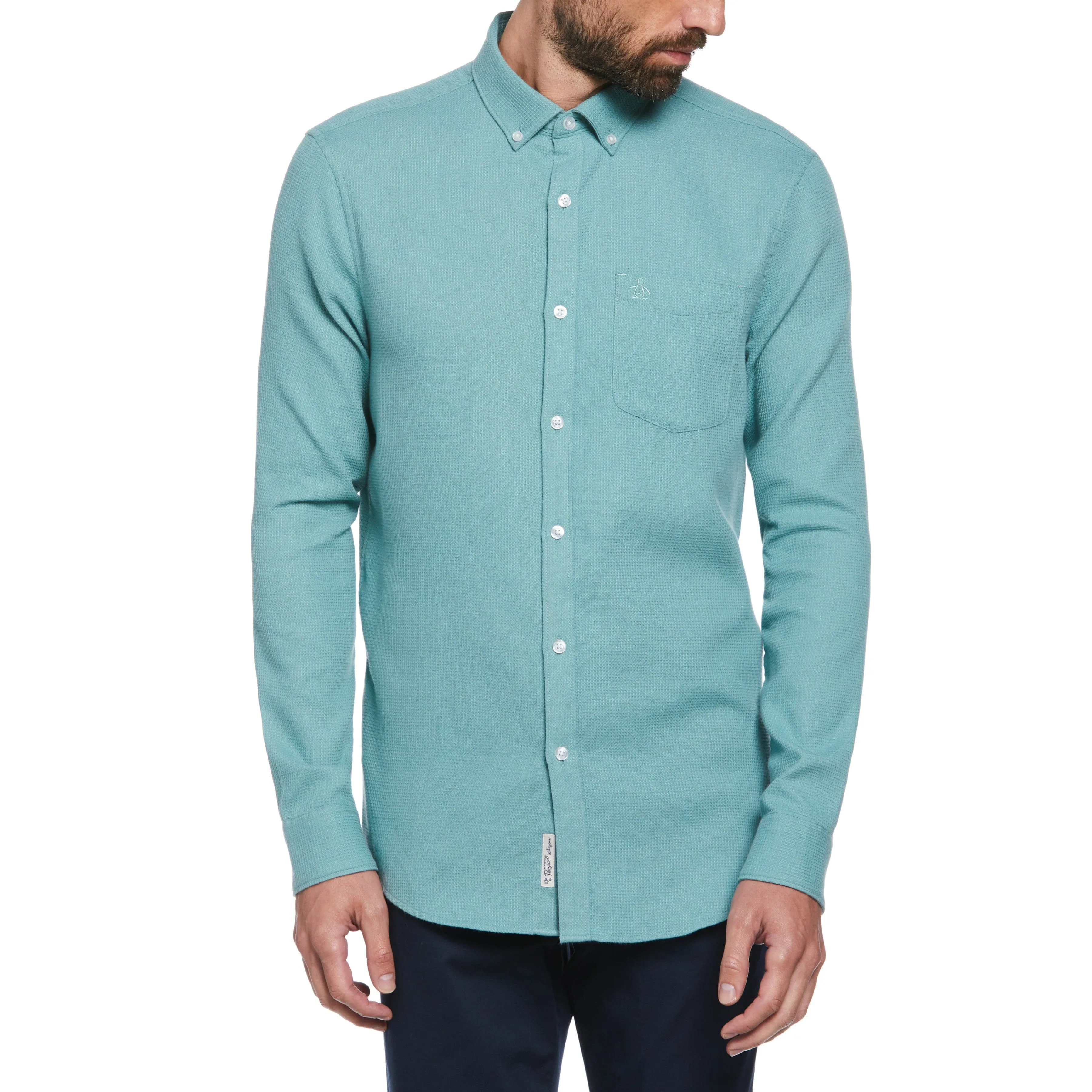 Waffle Weave Shirt sold by Original Penguin