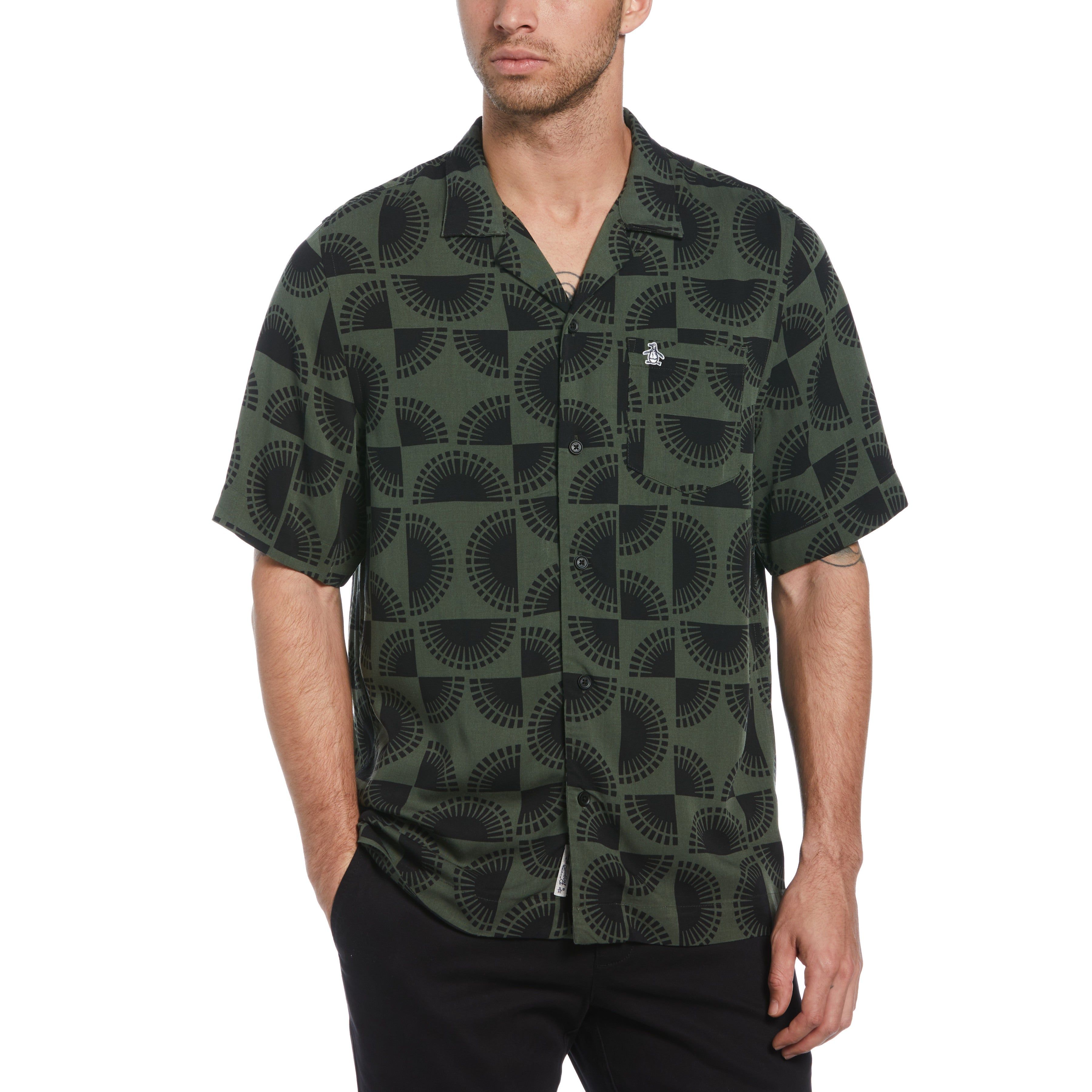 Retro Print Cabana Shirt sold by Original Penguin product image thumbnail 2