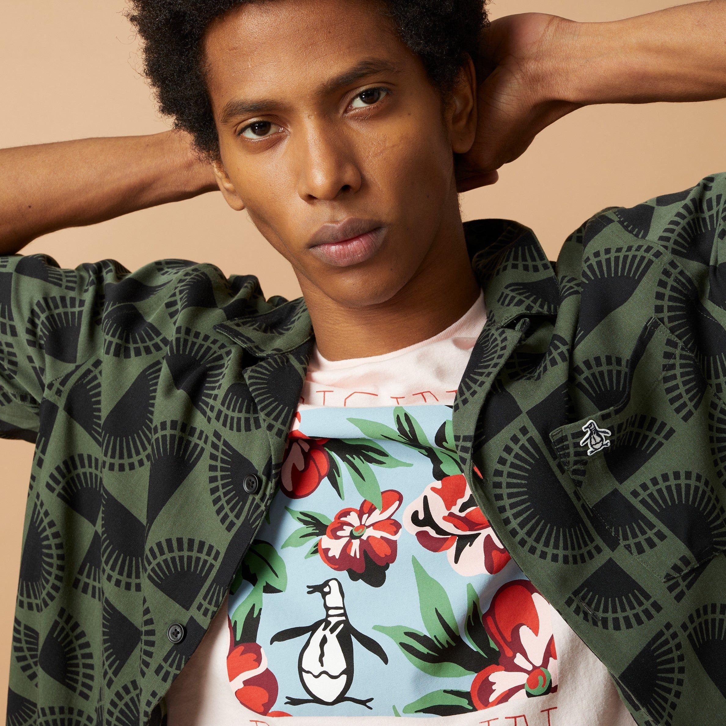 Retro Print Cabana Shirt sold by Original Penguin