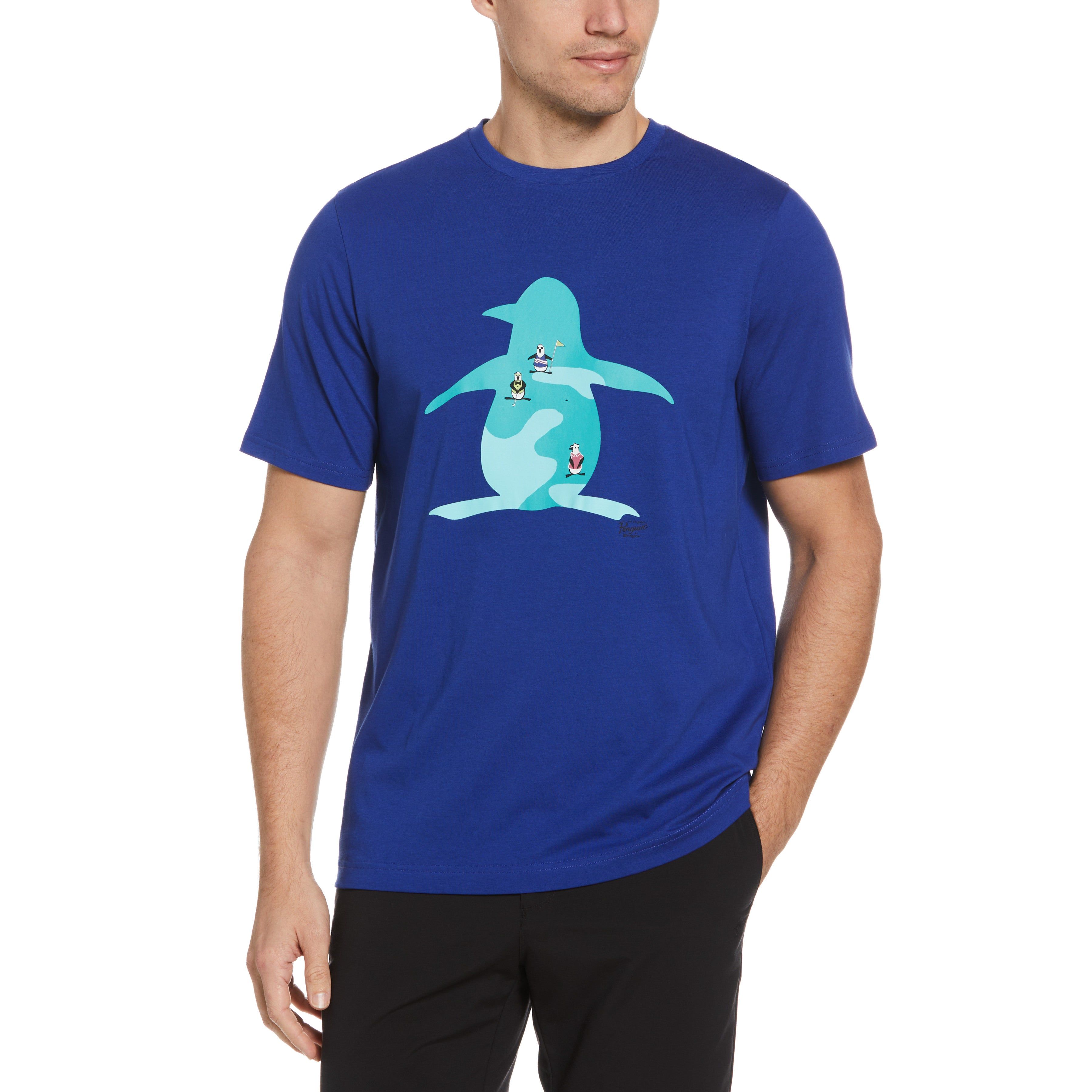 Pete's 18th Hole Print Golf Tee sold by Original Penguin