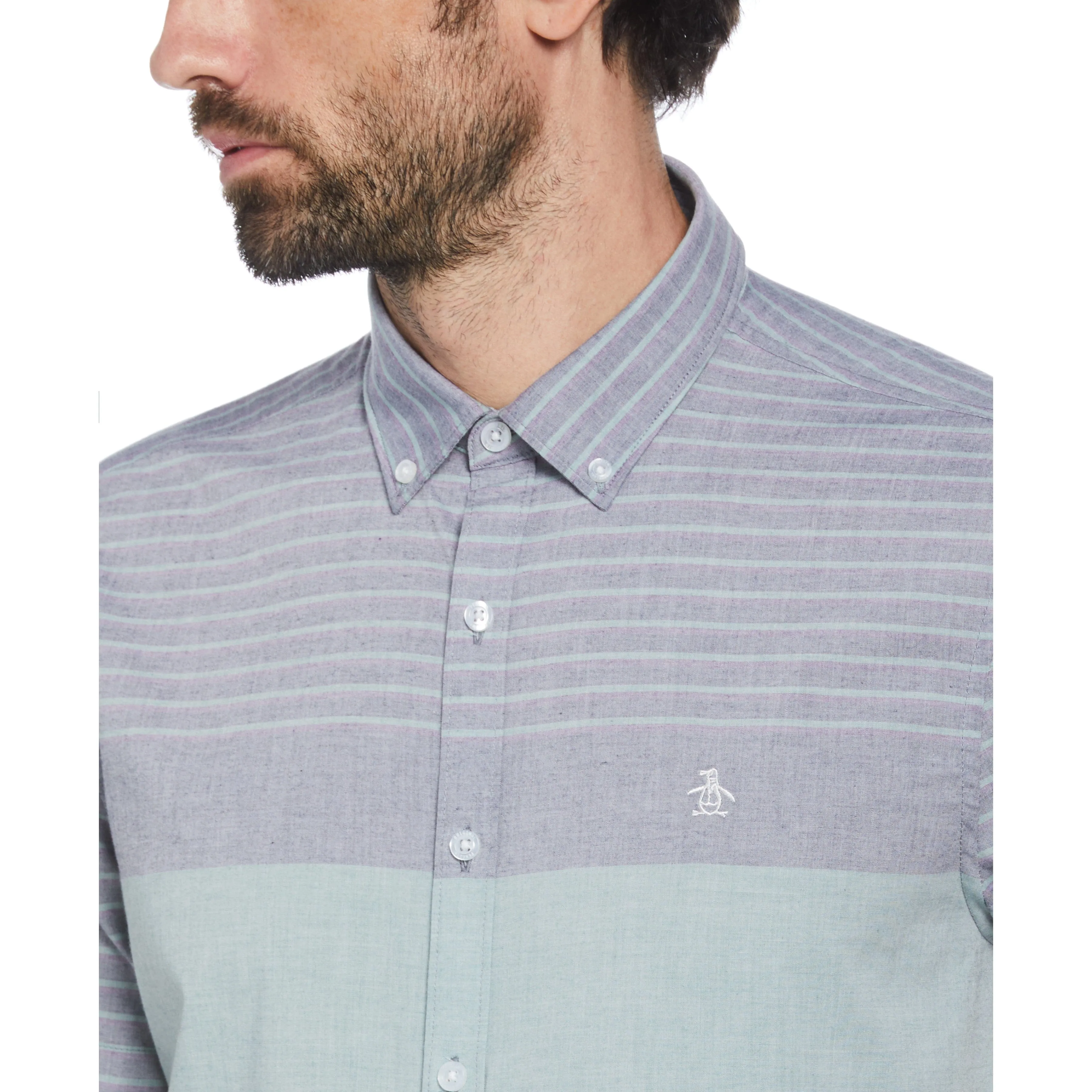 Poplin Striped Shirt sold by Original Penguin product image thumbnail 3