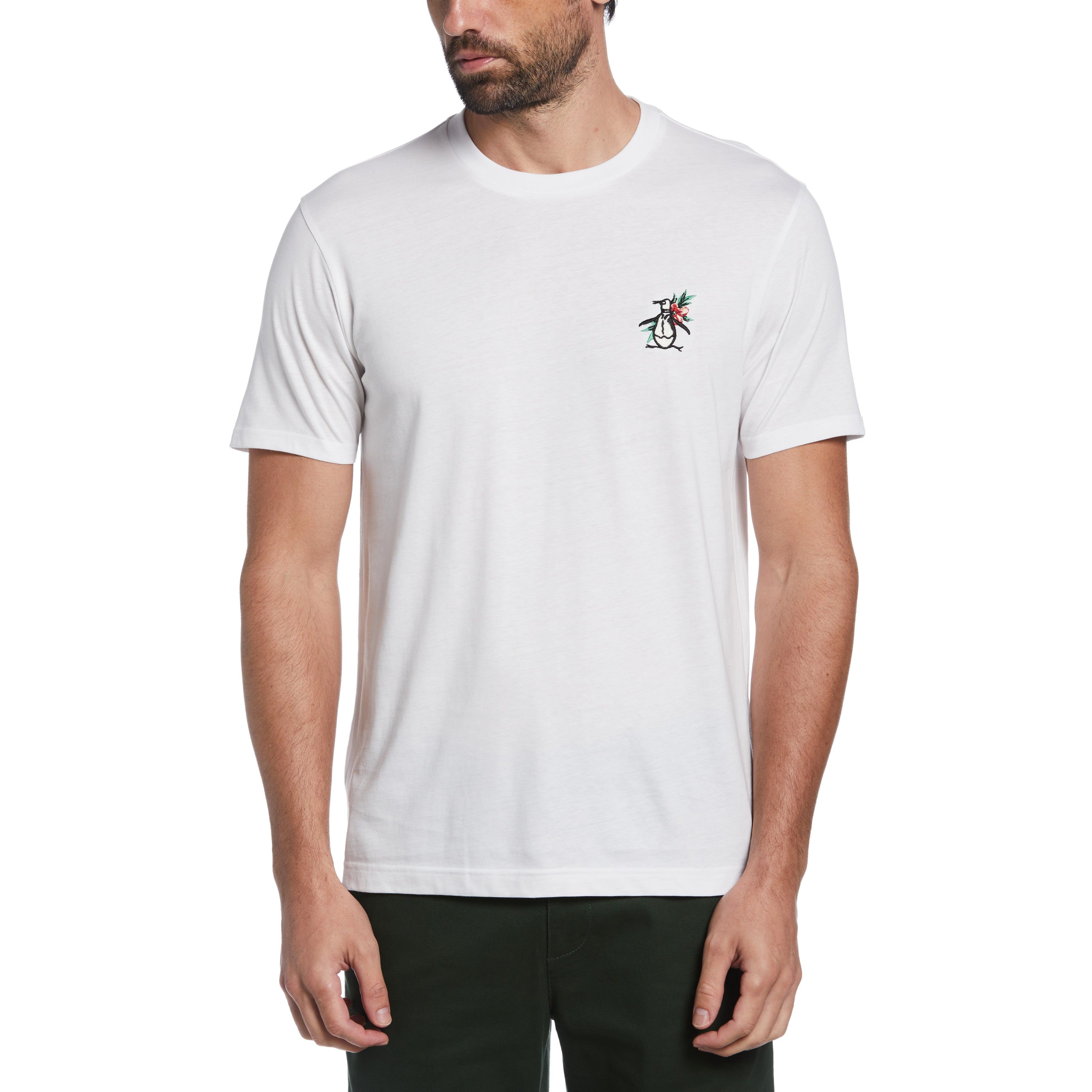 Embossed Floral Pete Tee sold by Original Penguin