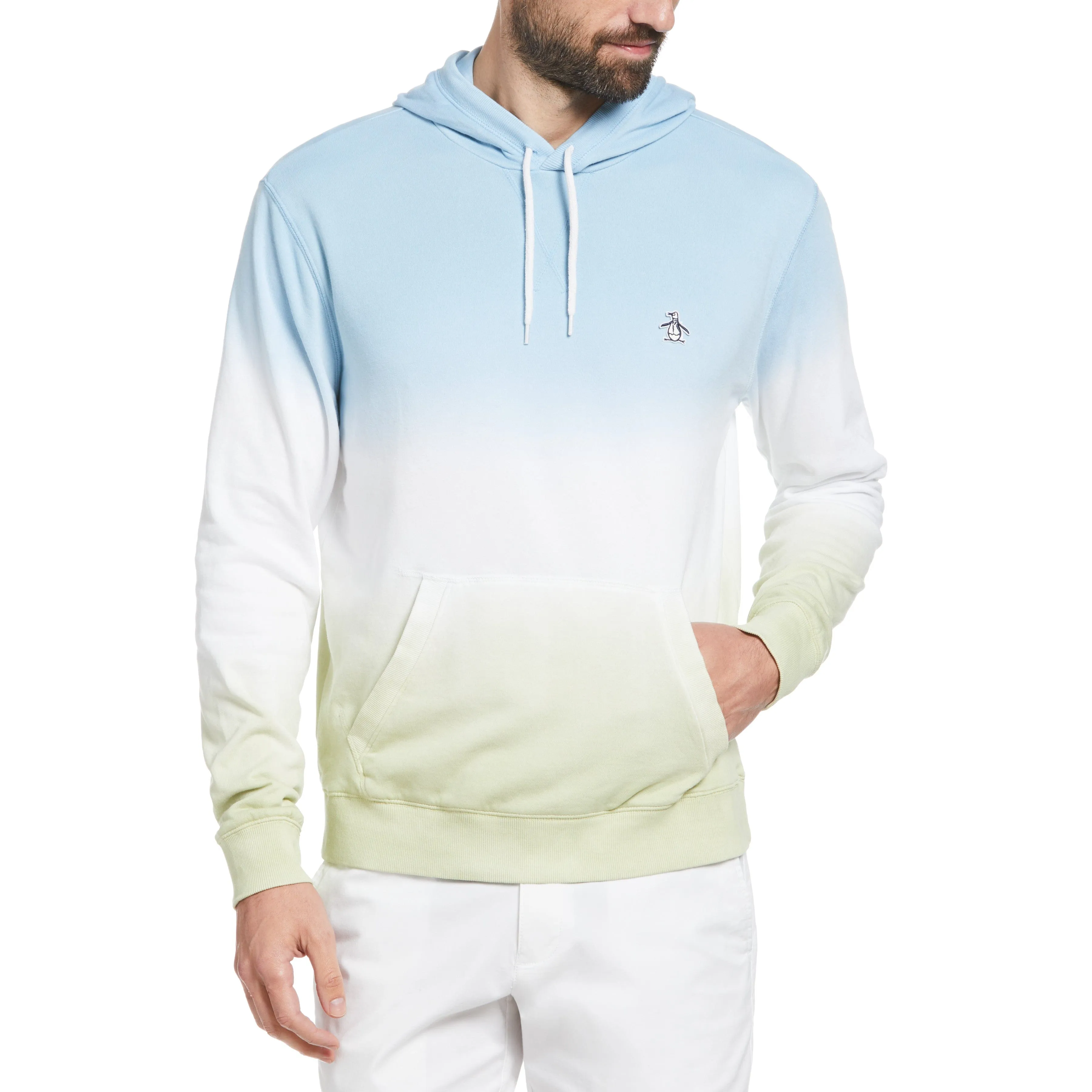 Dip Dyed Fleece Pullover Hoodie sold by Original Penguin