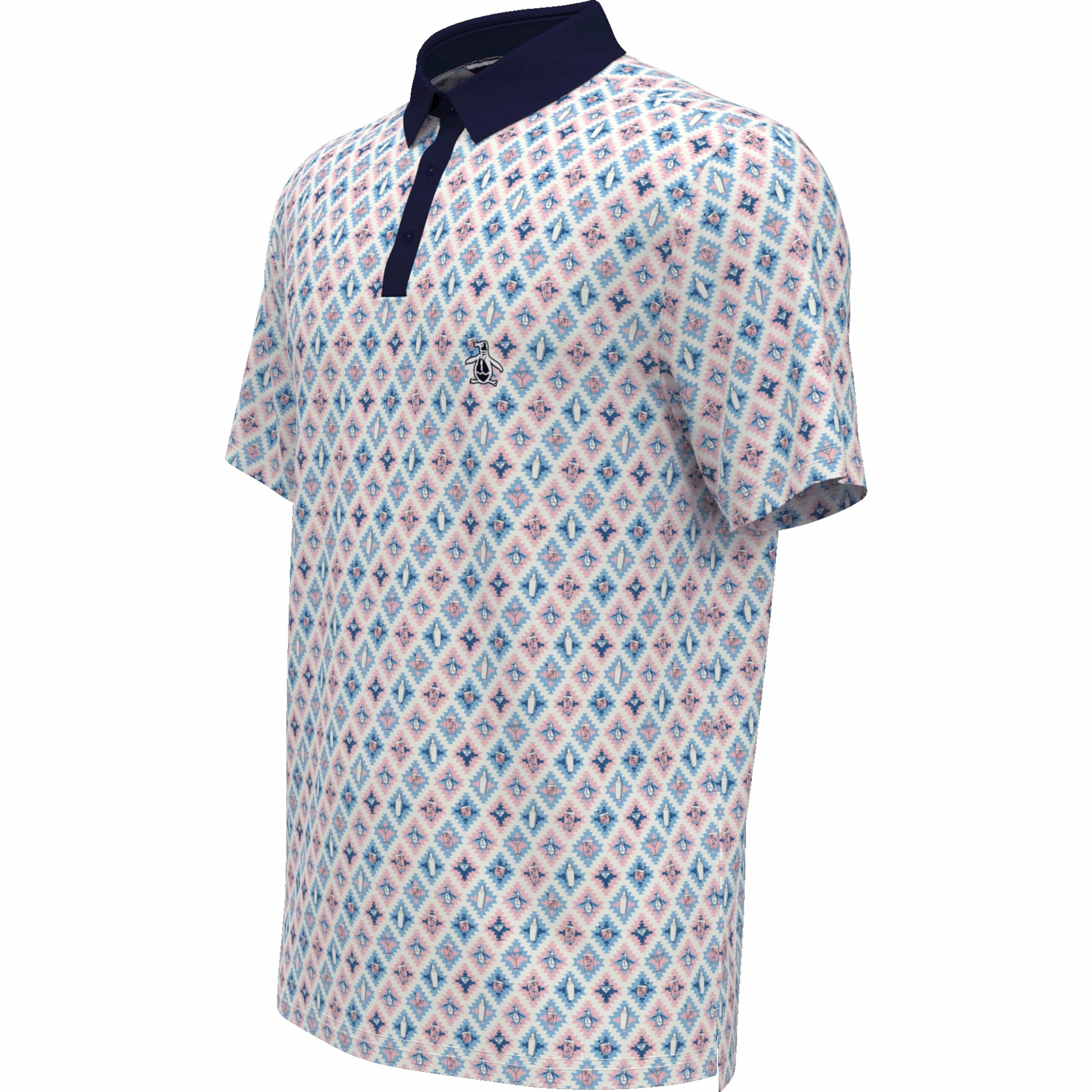 All Over Atomic Cocktail Print Golf Polo sold by Original Penguin product image thumbnail 3
