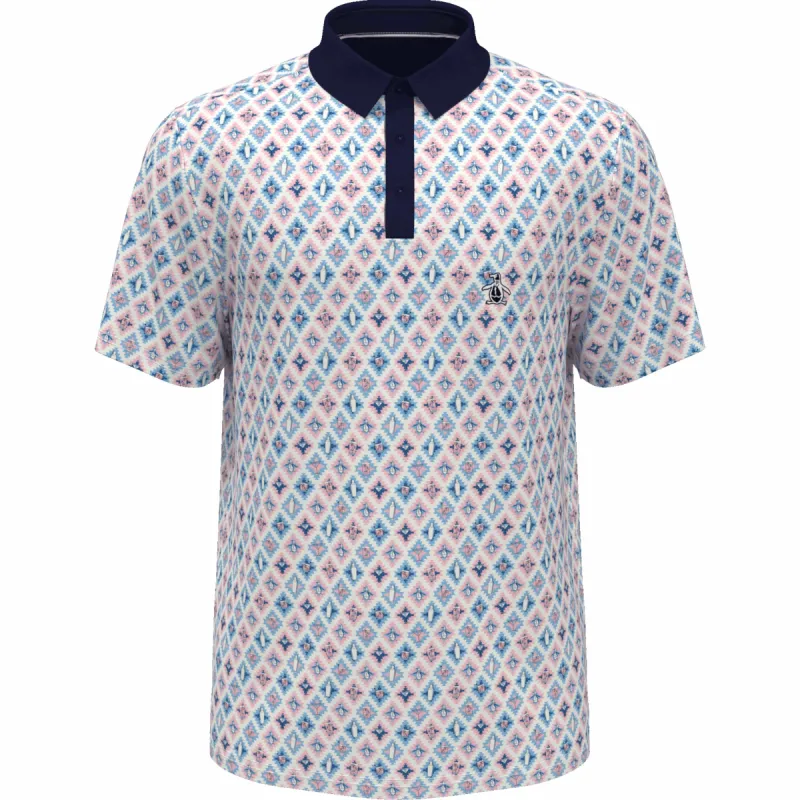 All Over Atomic Cocktail Print Golf Polo sold by Original Penguin