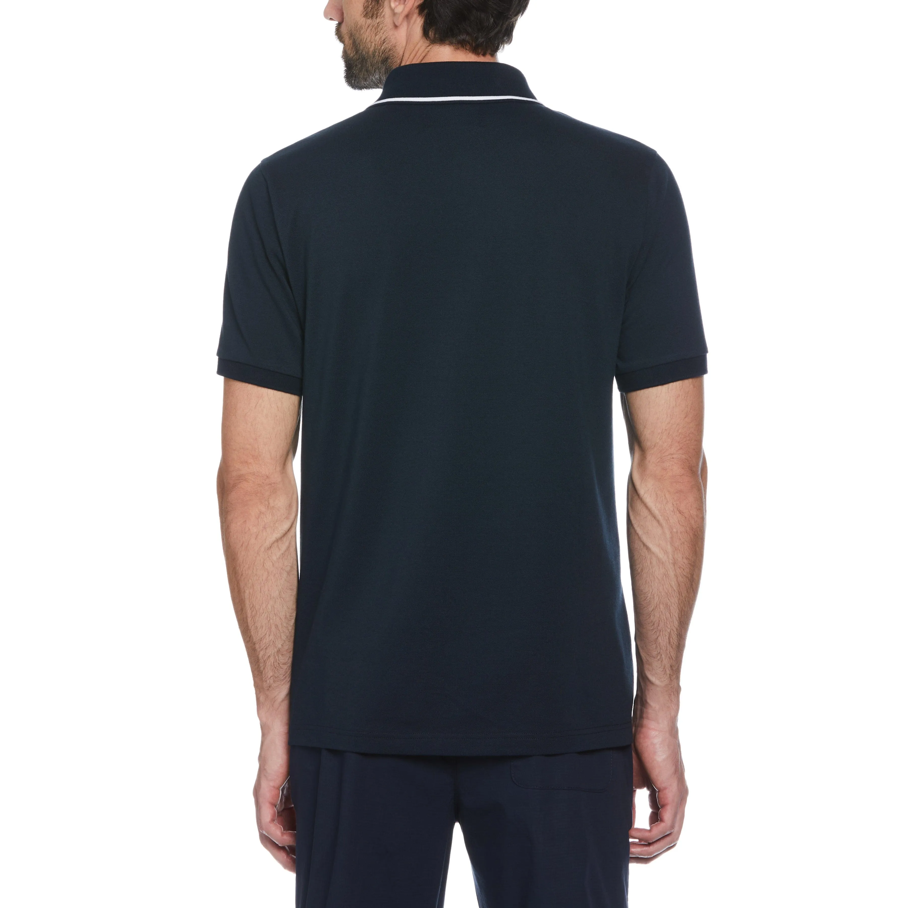 Pique Jacquard Check Polo sold by Original Penguin product image thumbnail 2