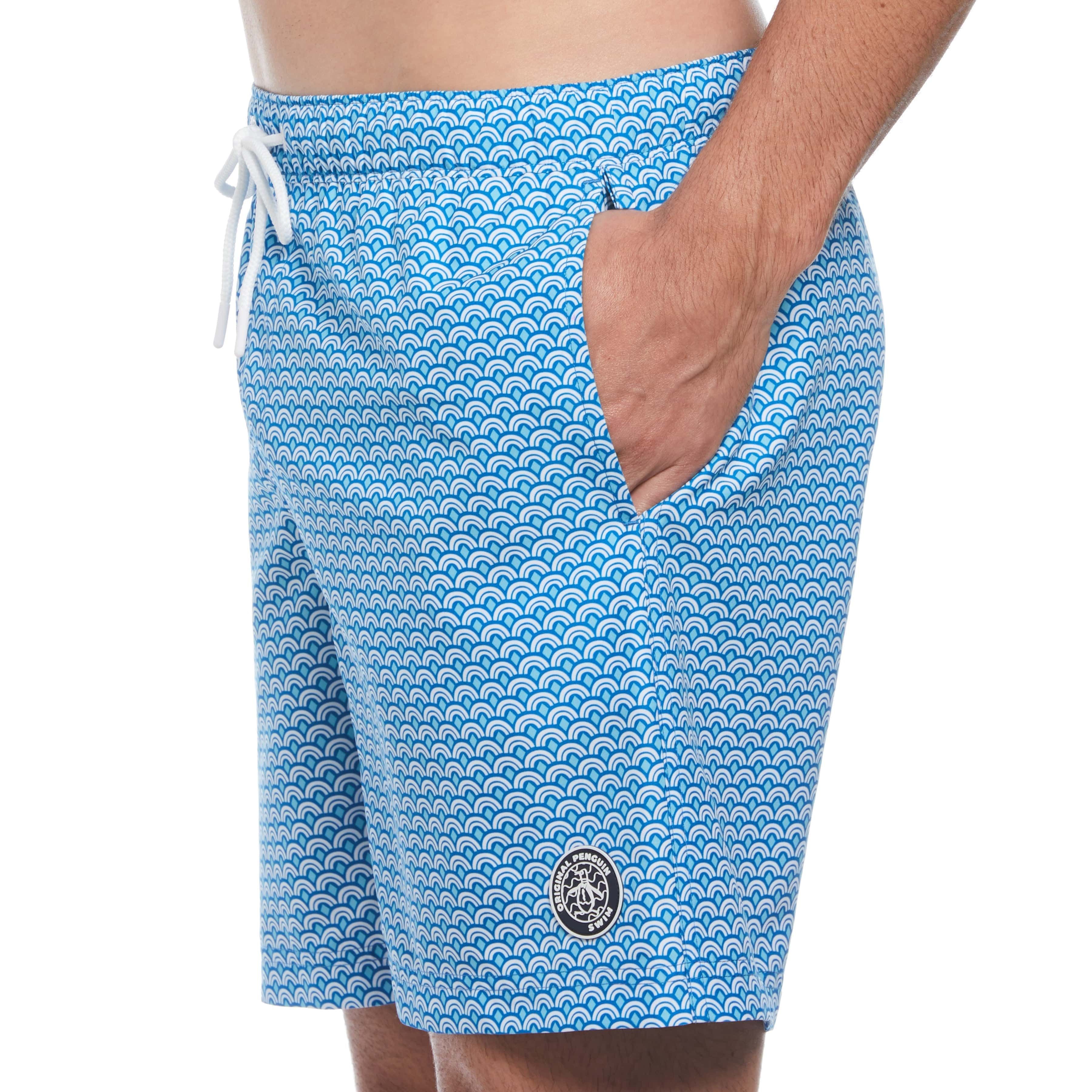 Geo Wave Print Swim Shorts sold by Original Penguin product image thumbnail 3