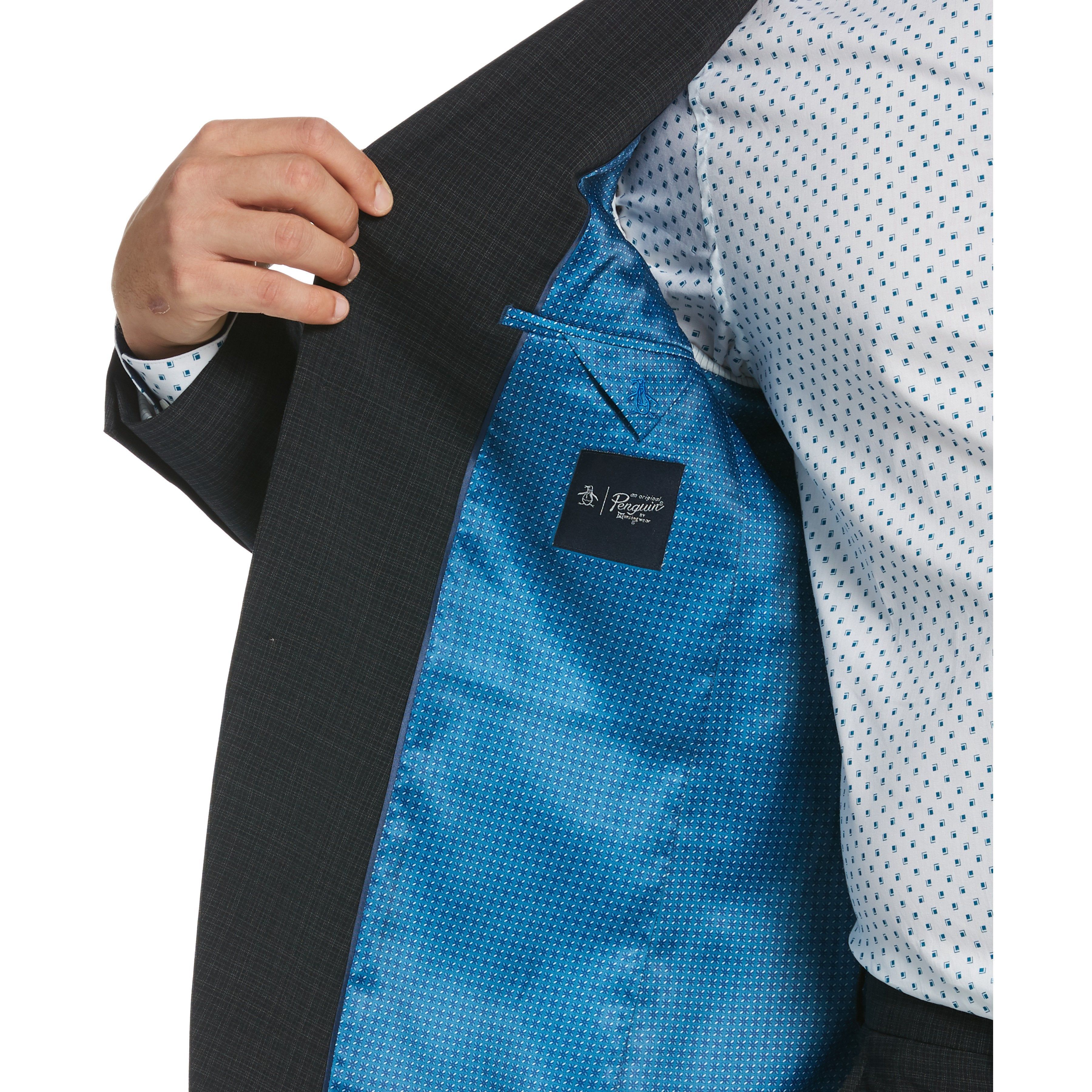 Black Grid Suit Jacket sold by Original Penguin product image thumbnail 3