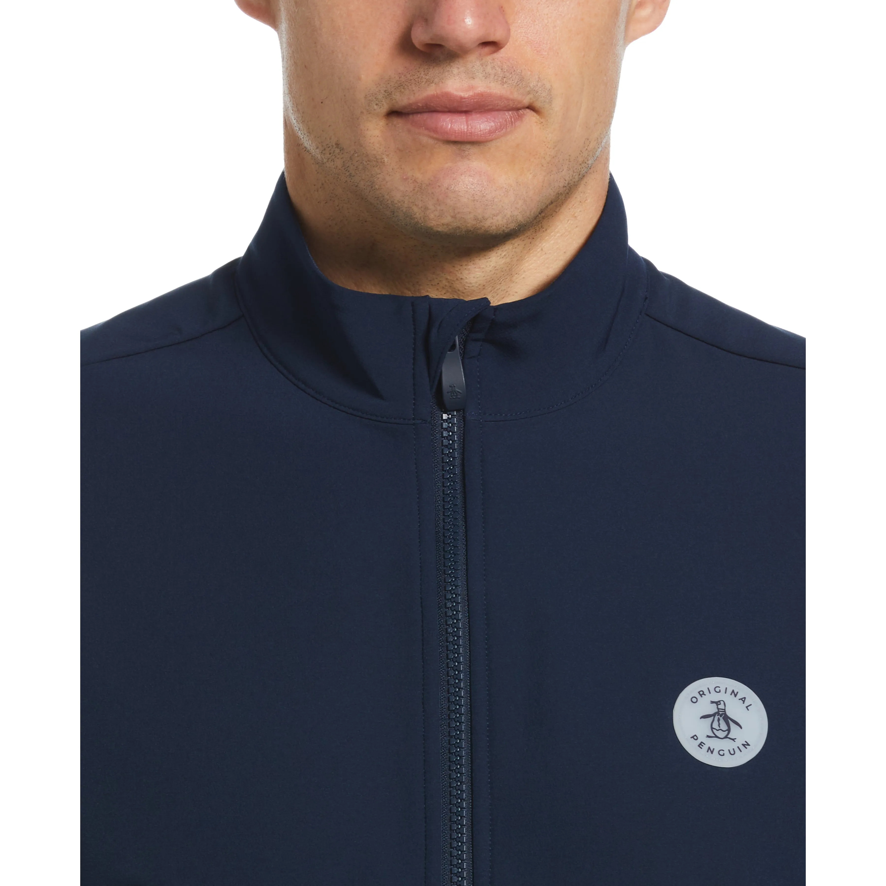 Color Block Fleece Full Zip Golf Jacket sold by Original Penguin product image thumbnail 3