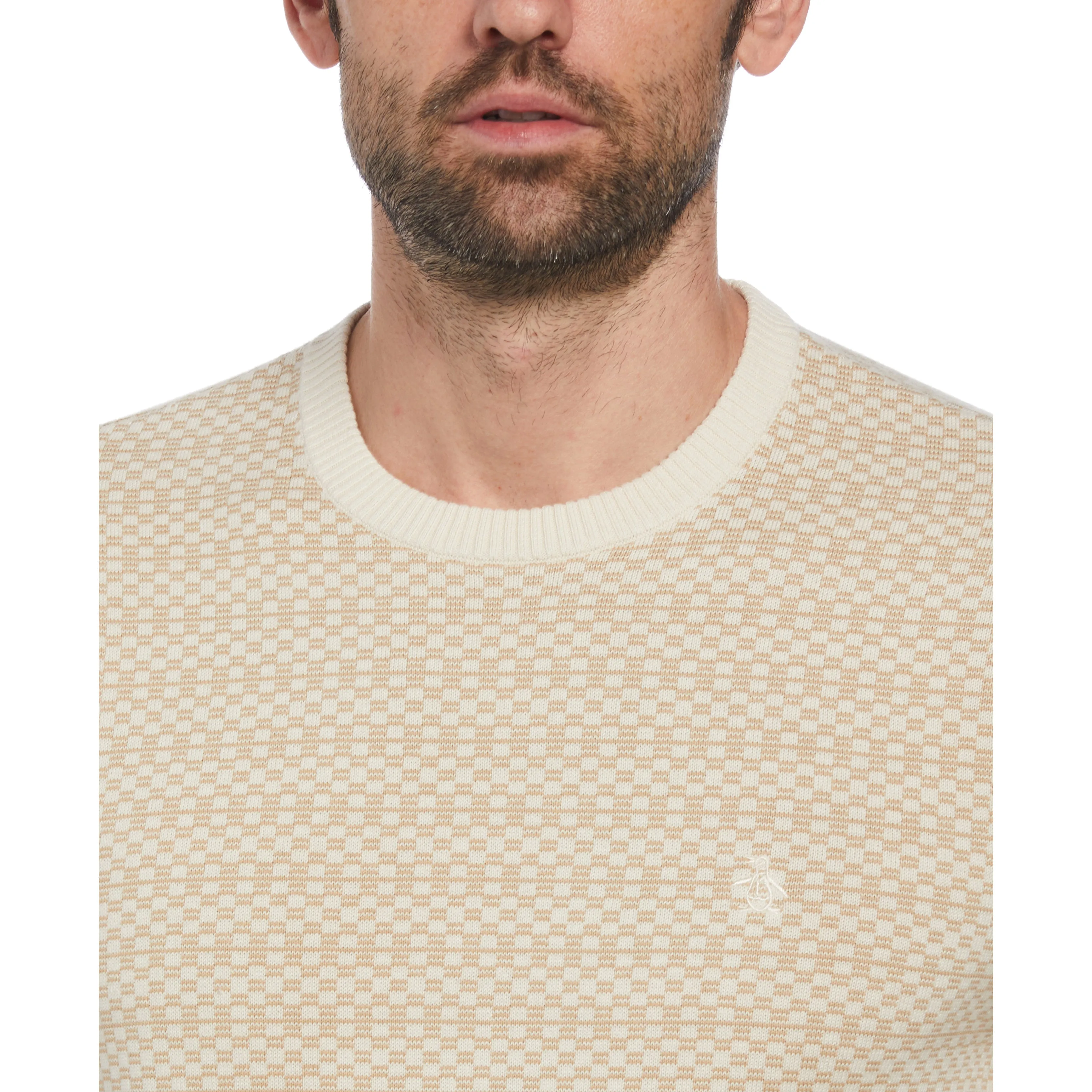 Jacquard Check Sweater sold by Original Penguin product image thumbnail 3