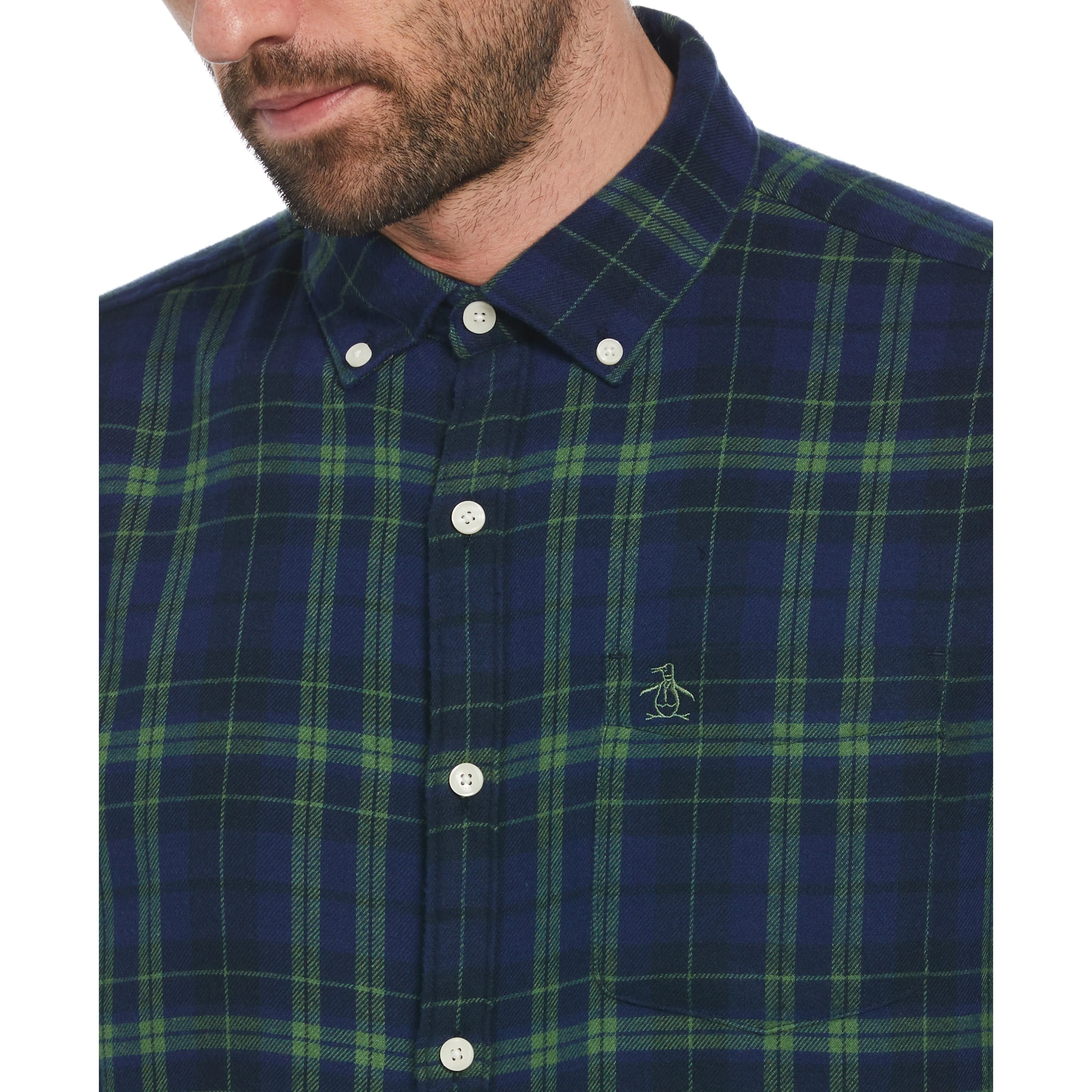 Plaid Flannel Shirt sold by Original Penguin product image thumbnail 3