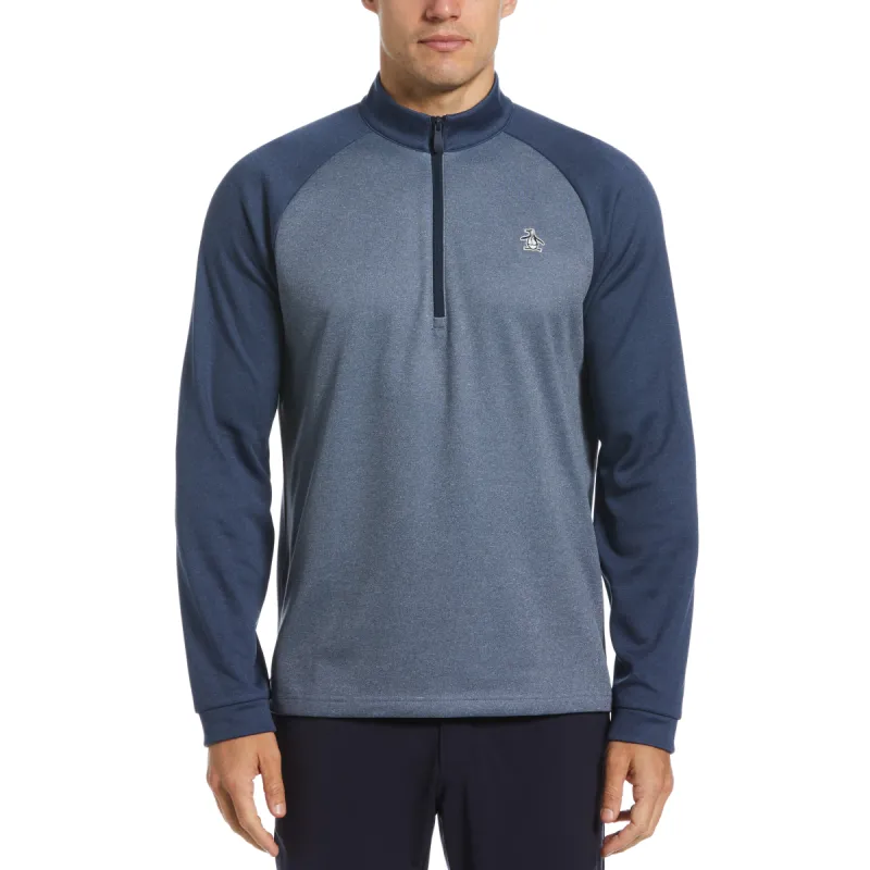 Quarter Zip Color Block Golf Pullover sold by Original Penguin