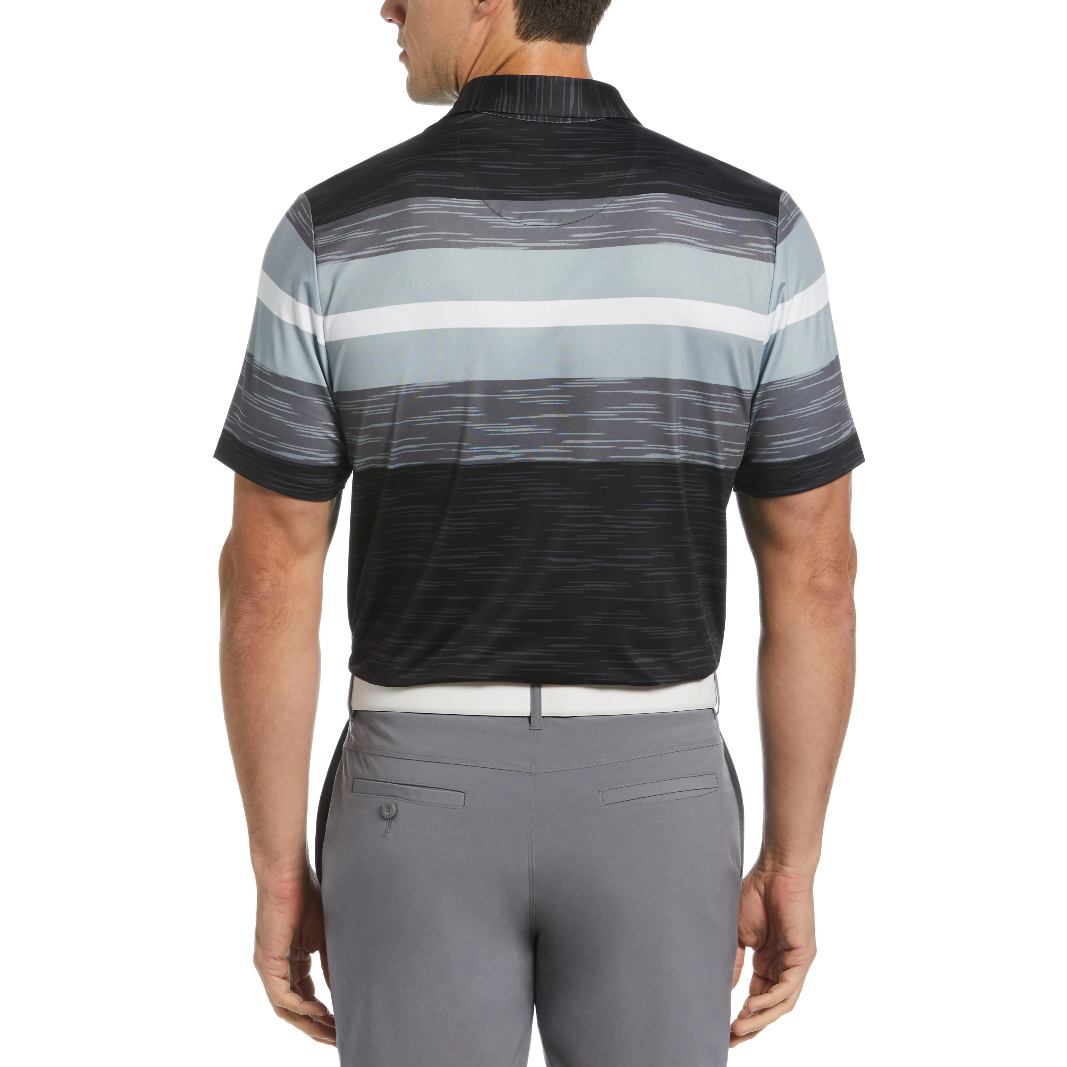 Color Block Engineered Marl Stripe Golf Polo sold by Original Penguin product image thumbnail 2