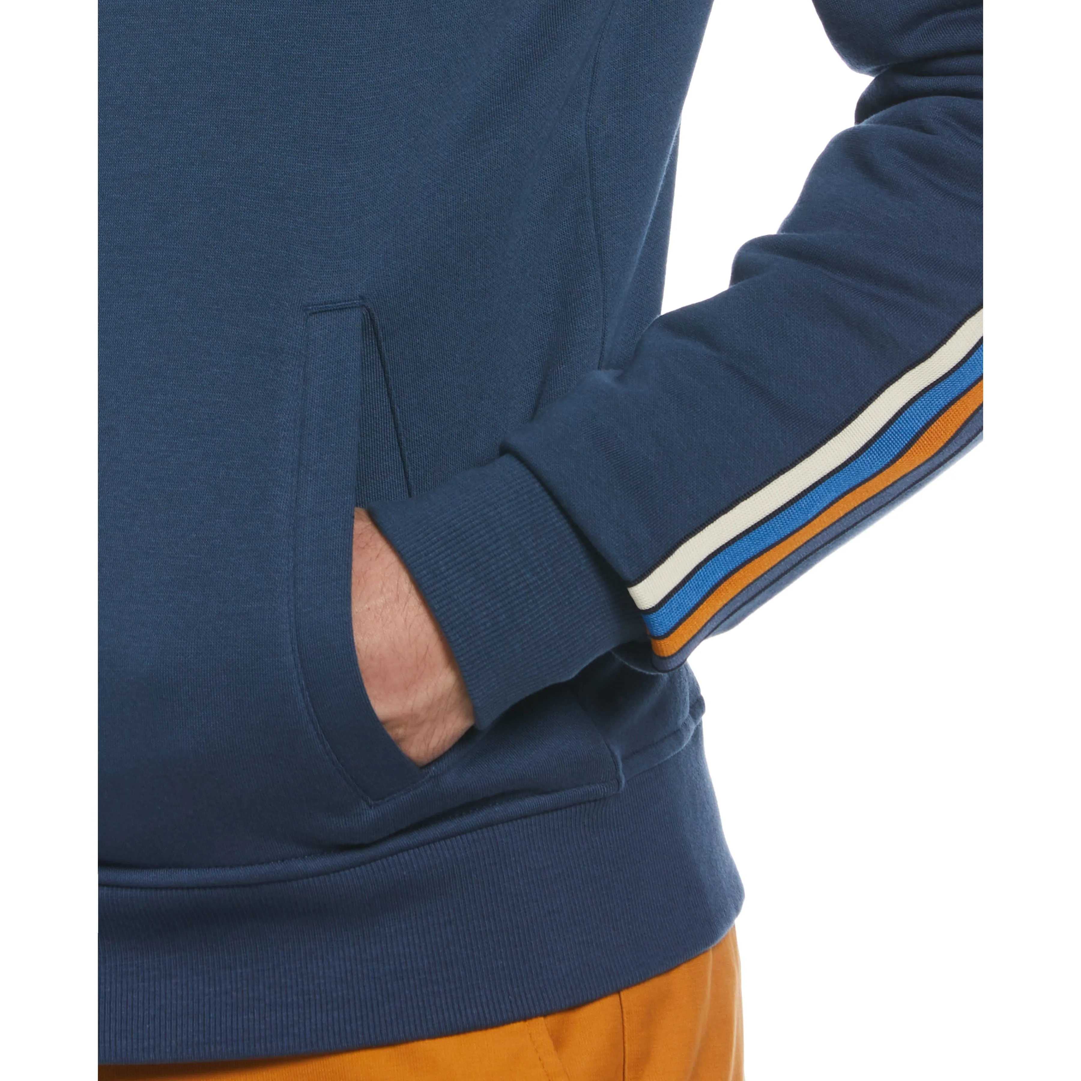 Stripe Tape Fleece Track Jacket sold by Original Penguin product image thumbnail 3