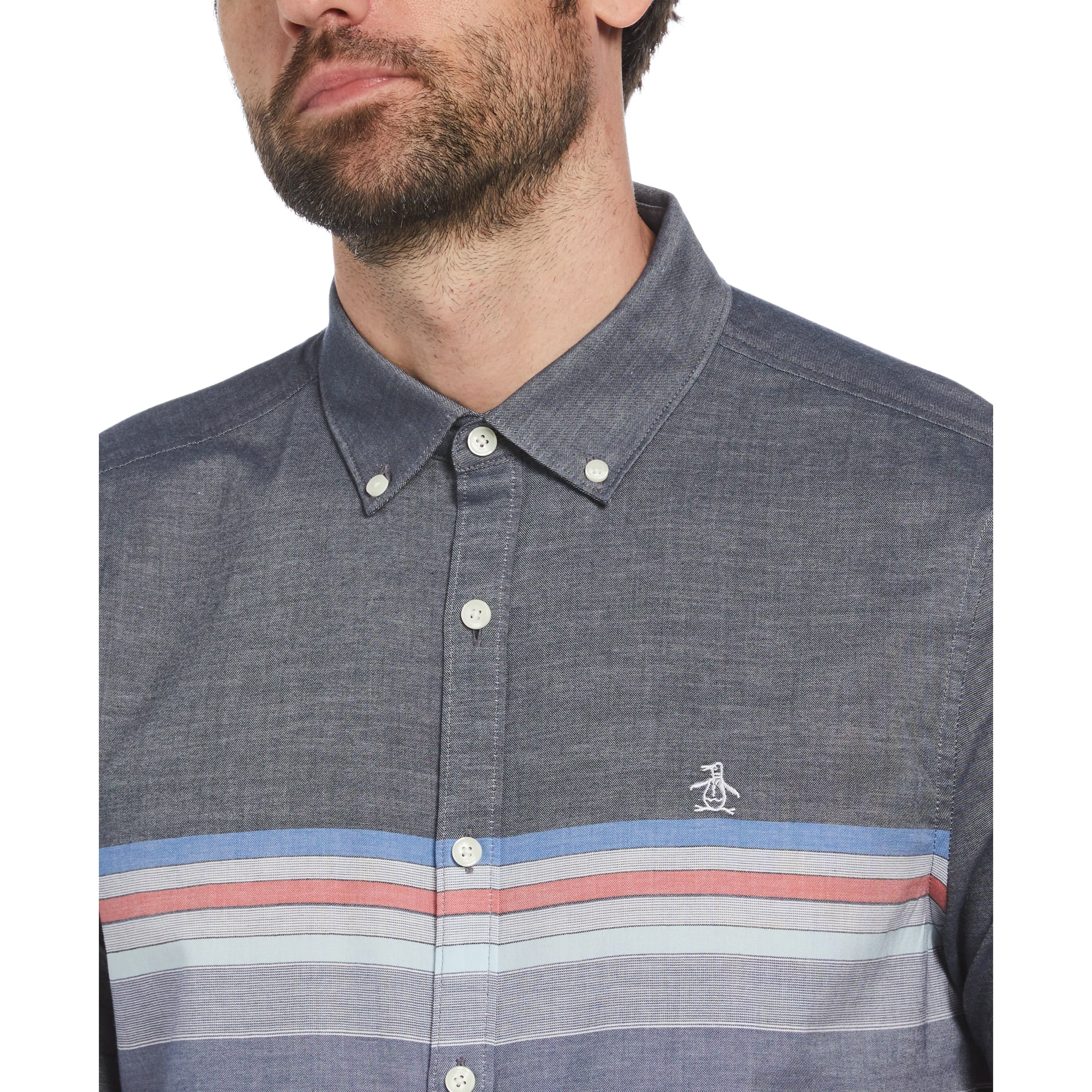 Chest Stripe Shirt sold by Original Penguin product image thumbnail 3