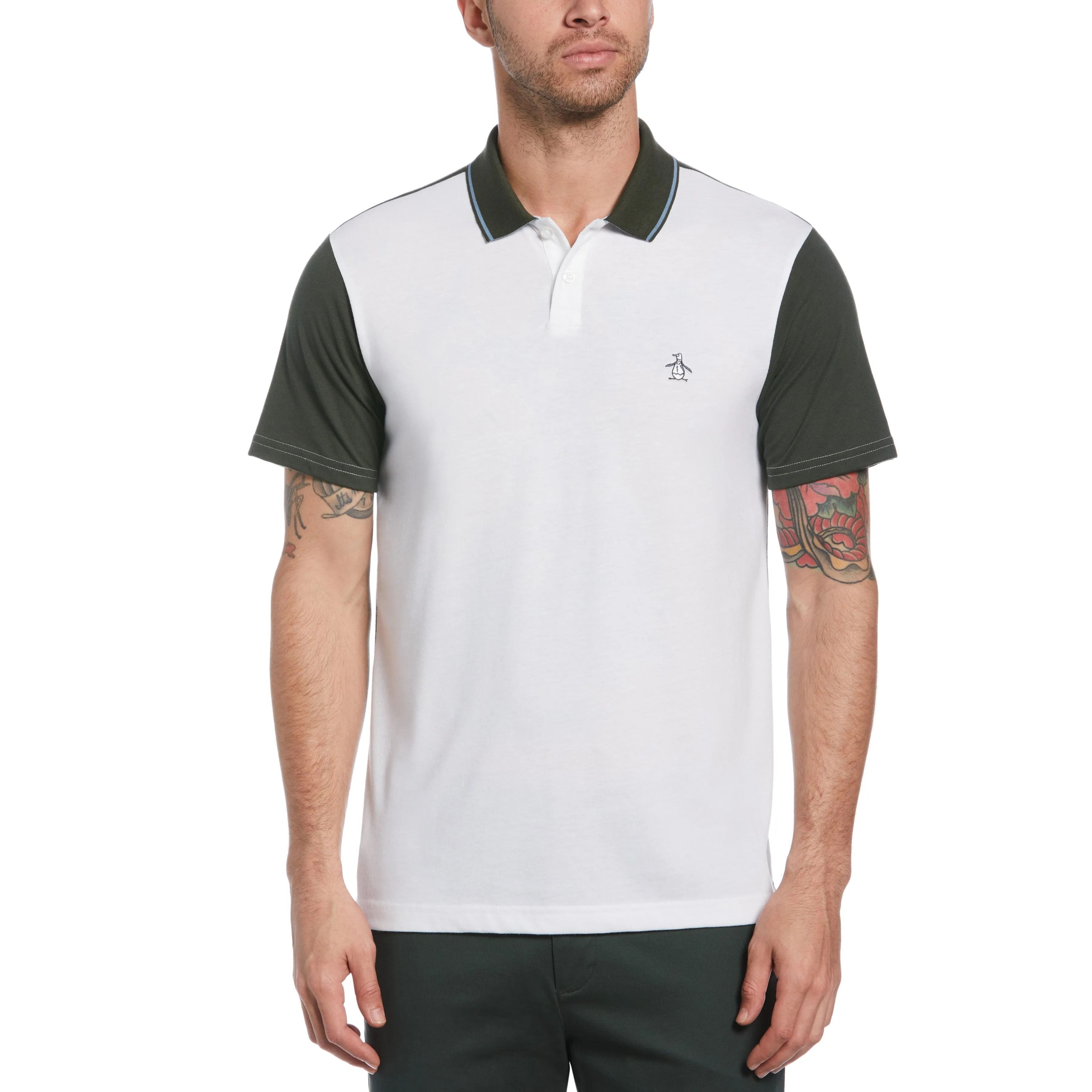 Color Block Polo sold by Original Penguin