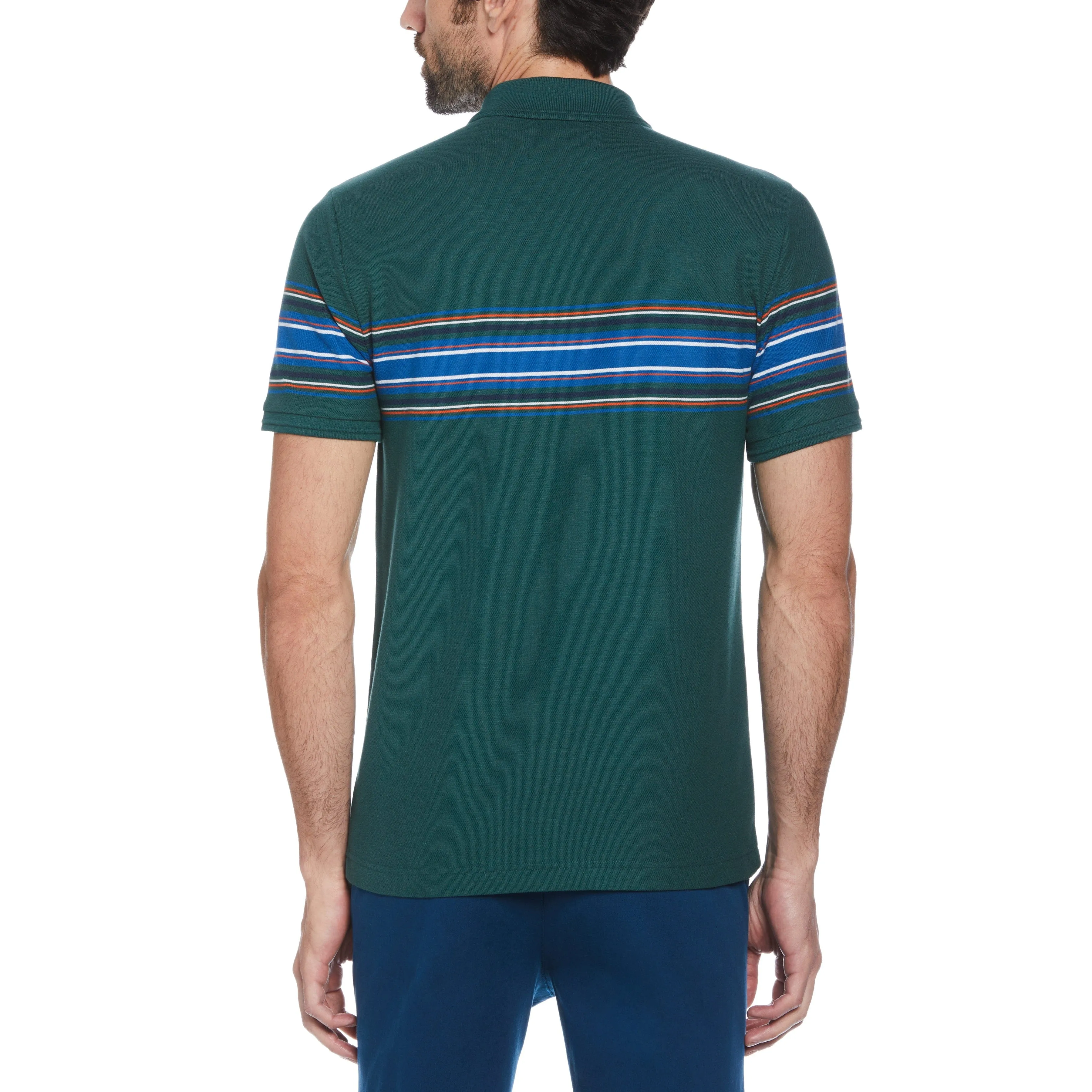 Cotton Pique Chest Stripe Polo sold by Original Penguin product image thumbnail 2