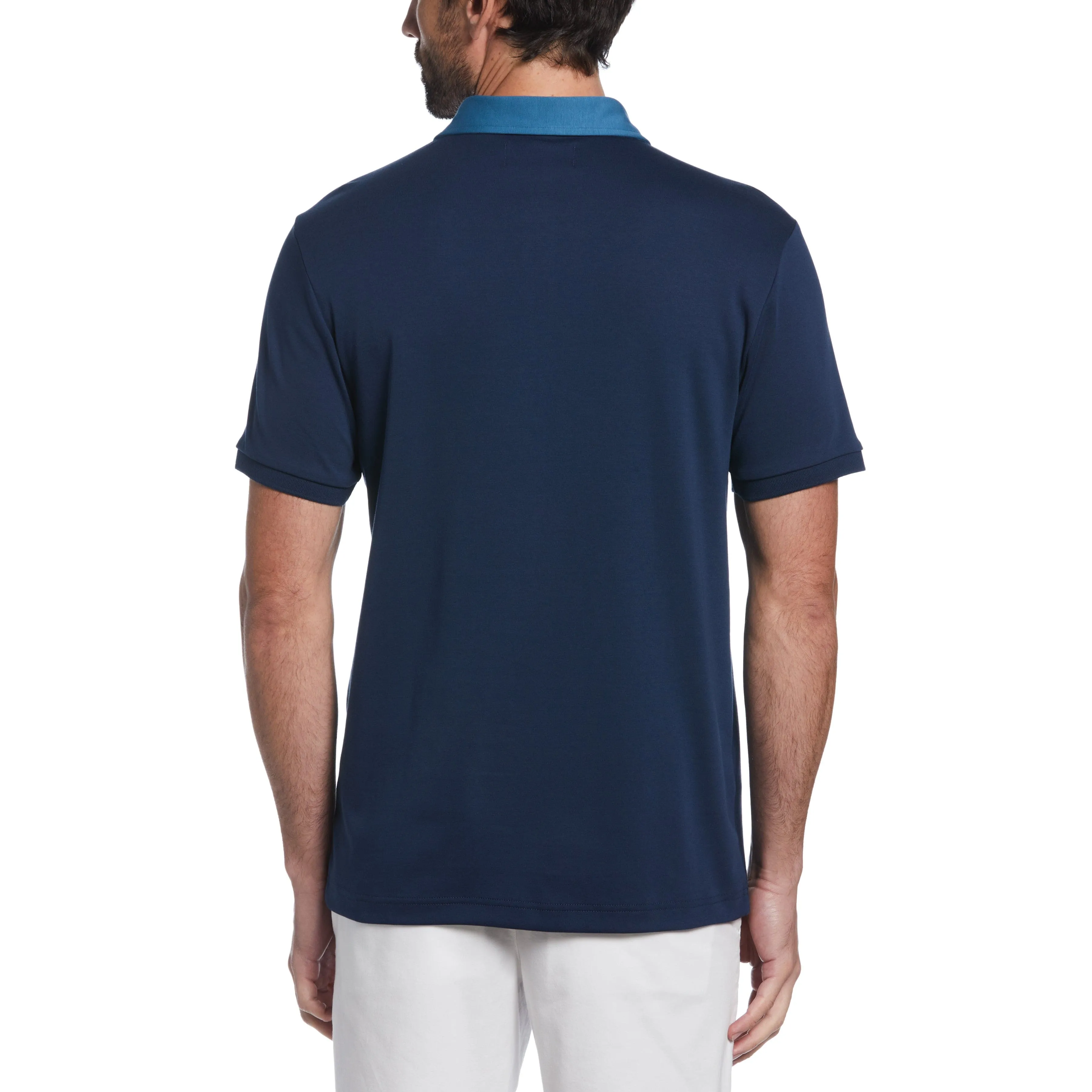 Cotton Interlock Vertical Stripe Polo sold by Original Penguin product image thumbnail 2