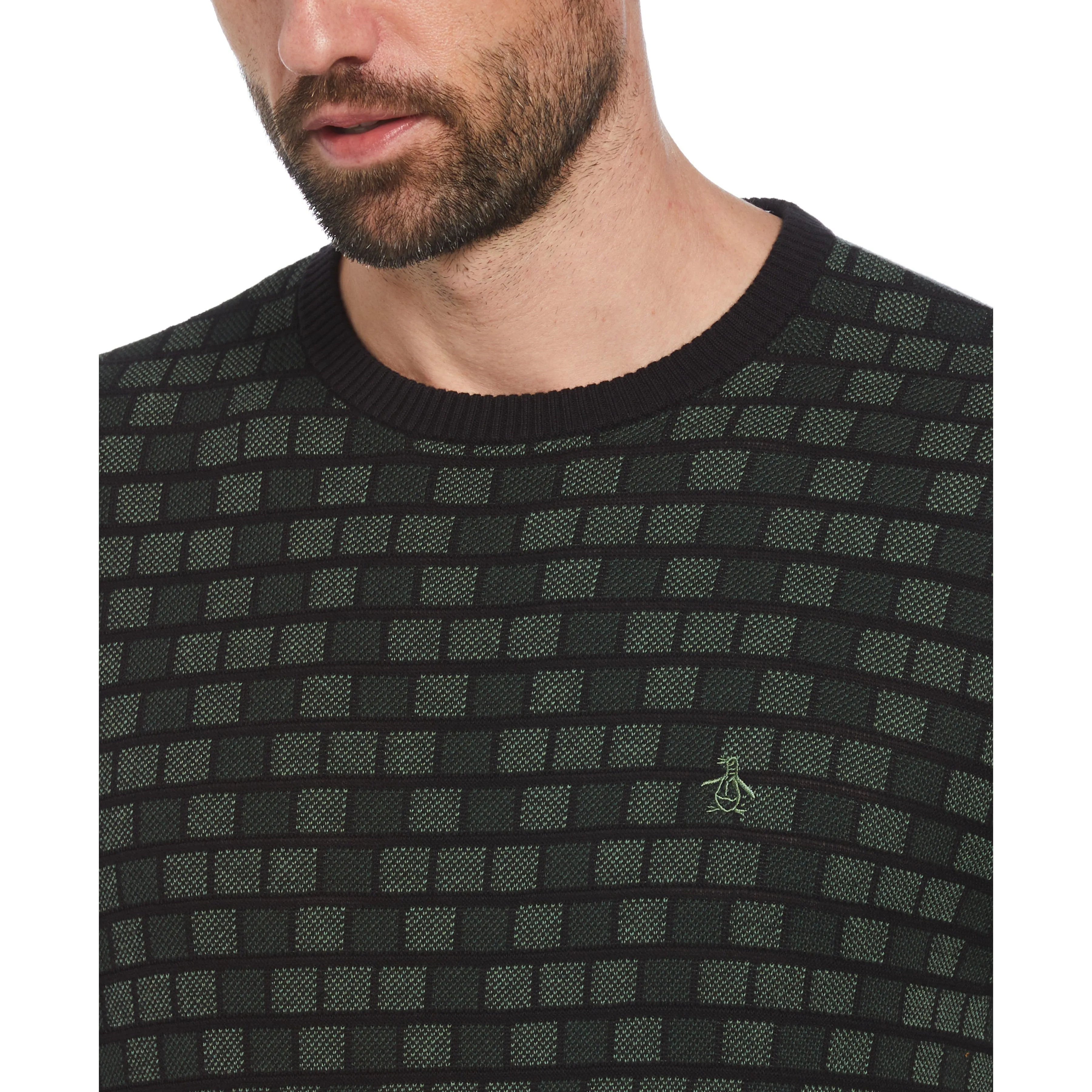 Jacquard Check Sweater sold by Original Penguin product image thumbnail 3