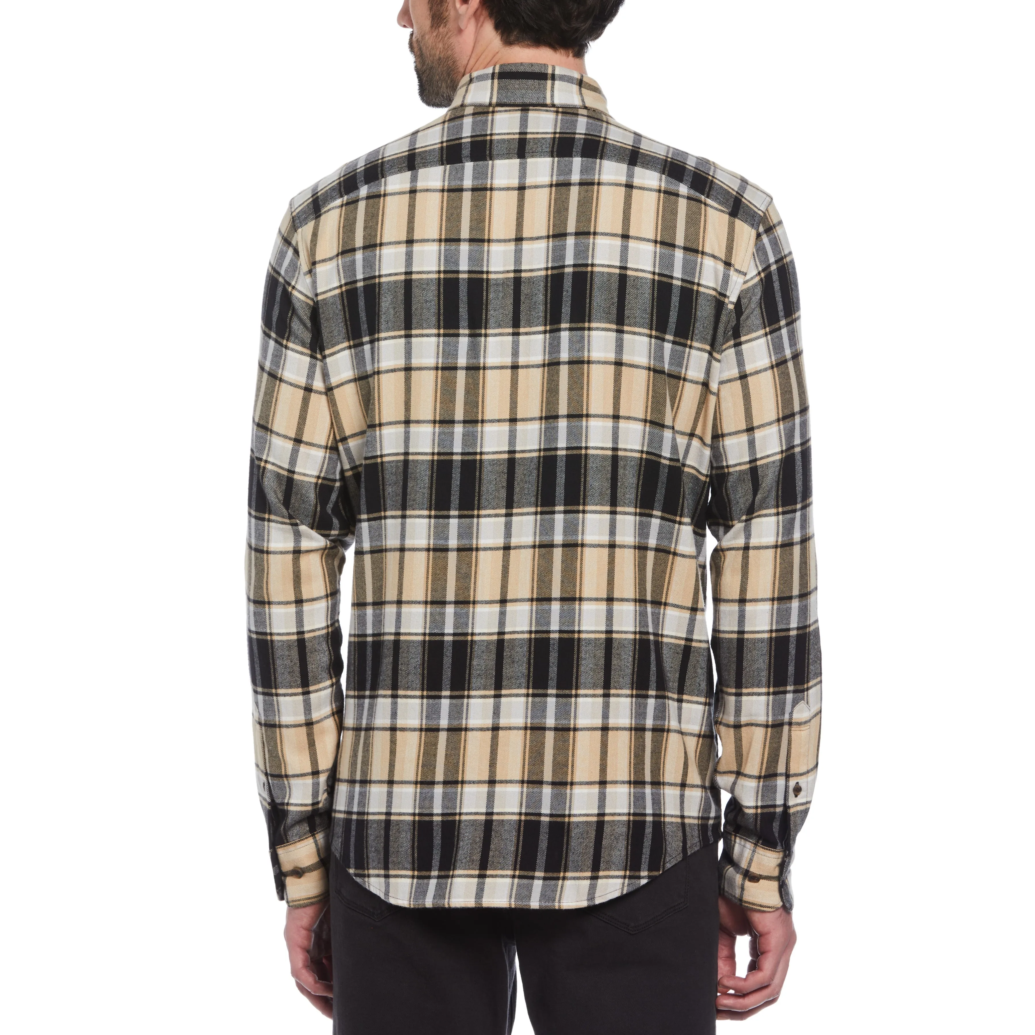 EcoVero™ Blend Plaid Flannel Shirt sold by Original Penguin product image thumbnail 2