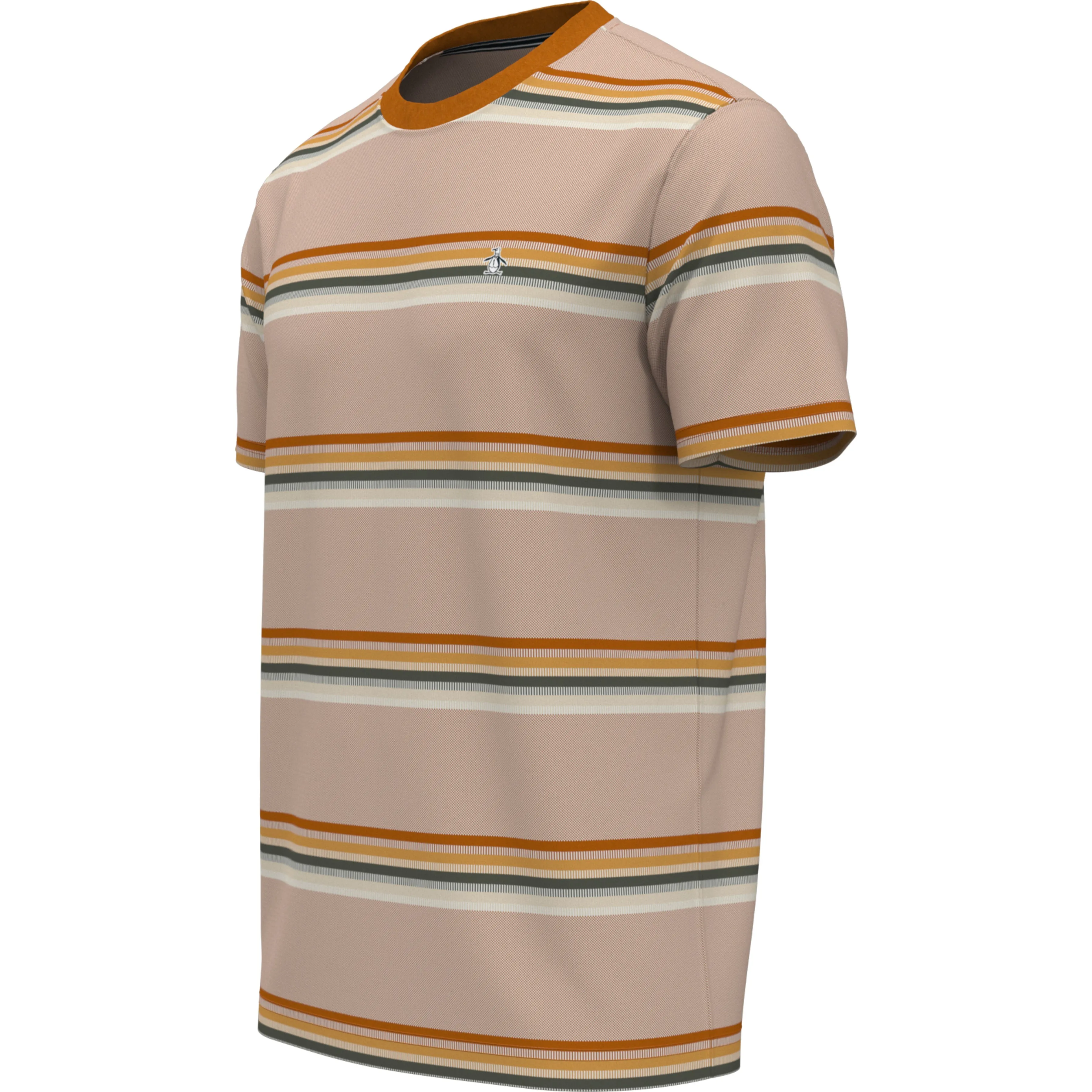 Birdseye Pique Engineered Stripe Tee sold by Original Penguin product image thumbnail 3