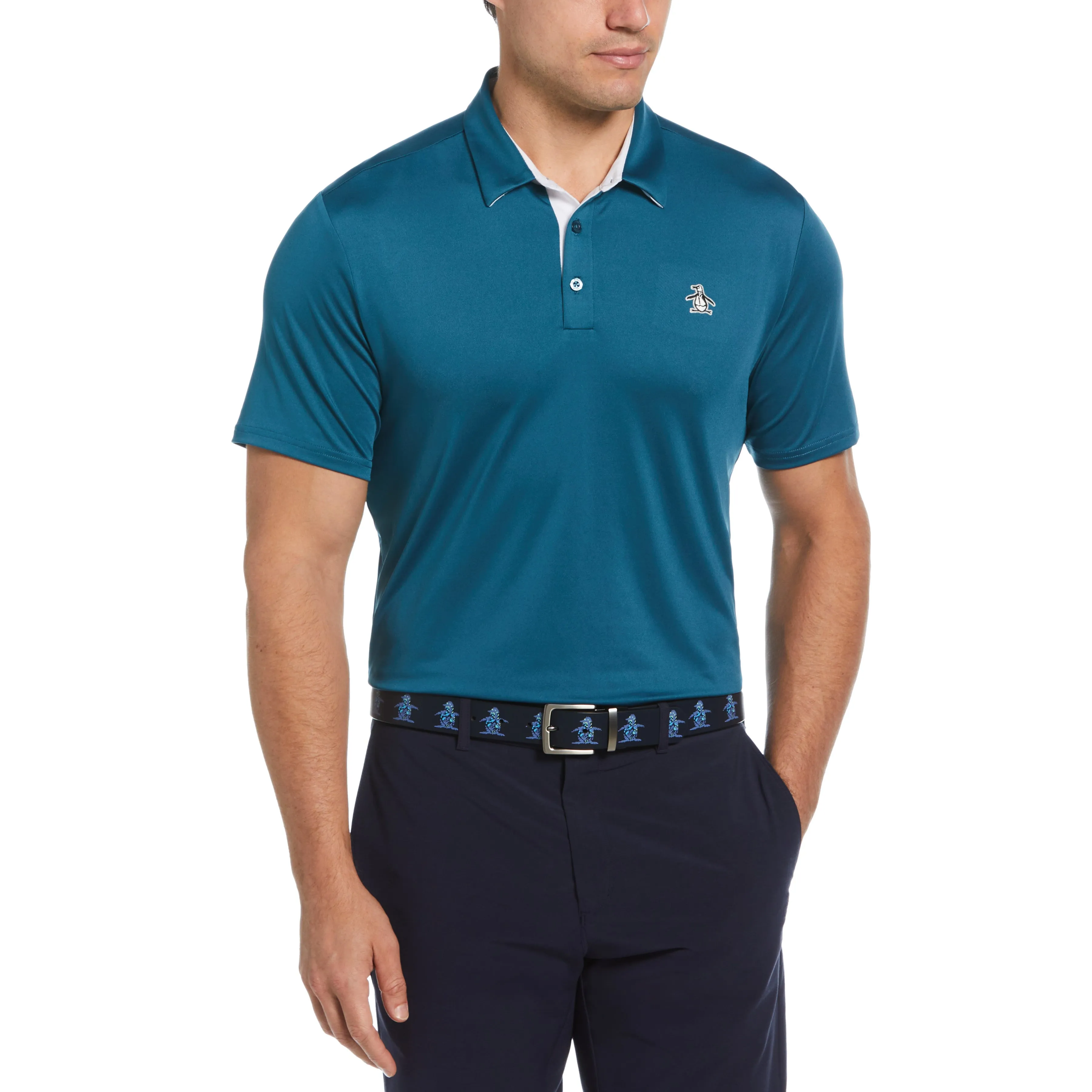 Original Block Design Golf Polo sold by Original Penguin