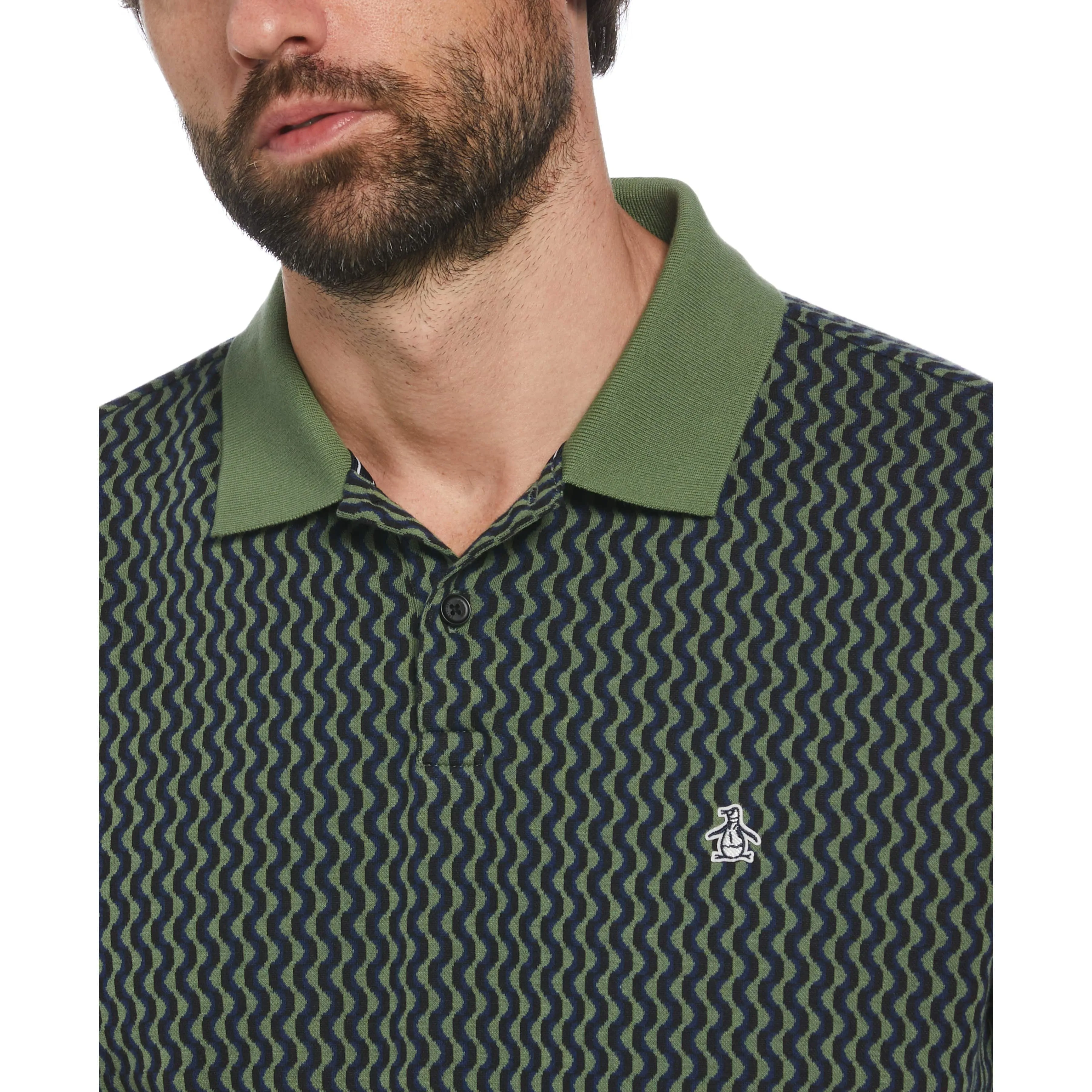 Mini Geo Print Polo sold by Original Penguin product image thumbnail 3