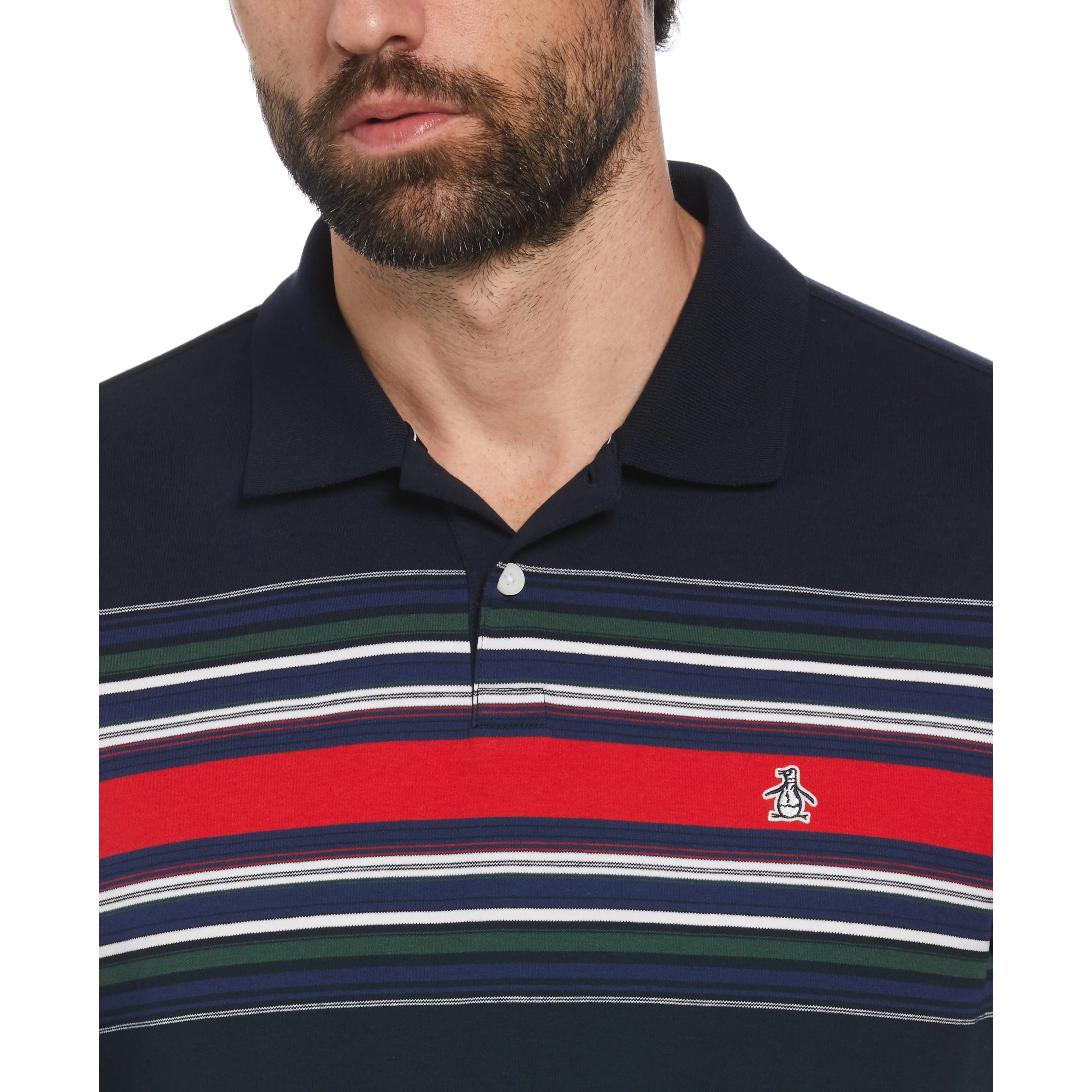 Organic Cotton Chest Stripe Polo sold by Original Penguin product image thumbnail 3