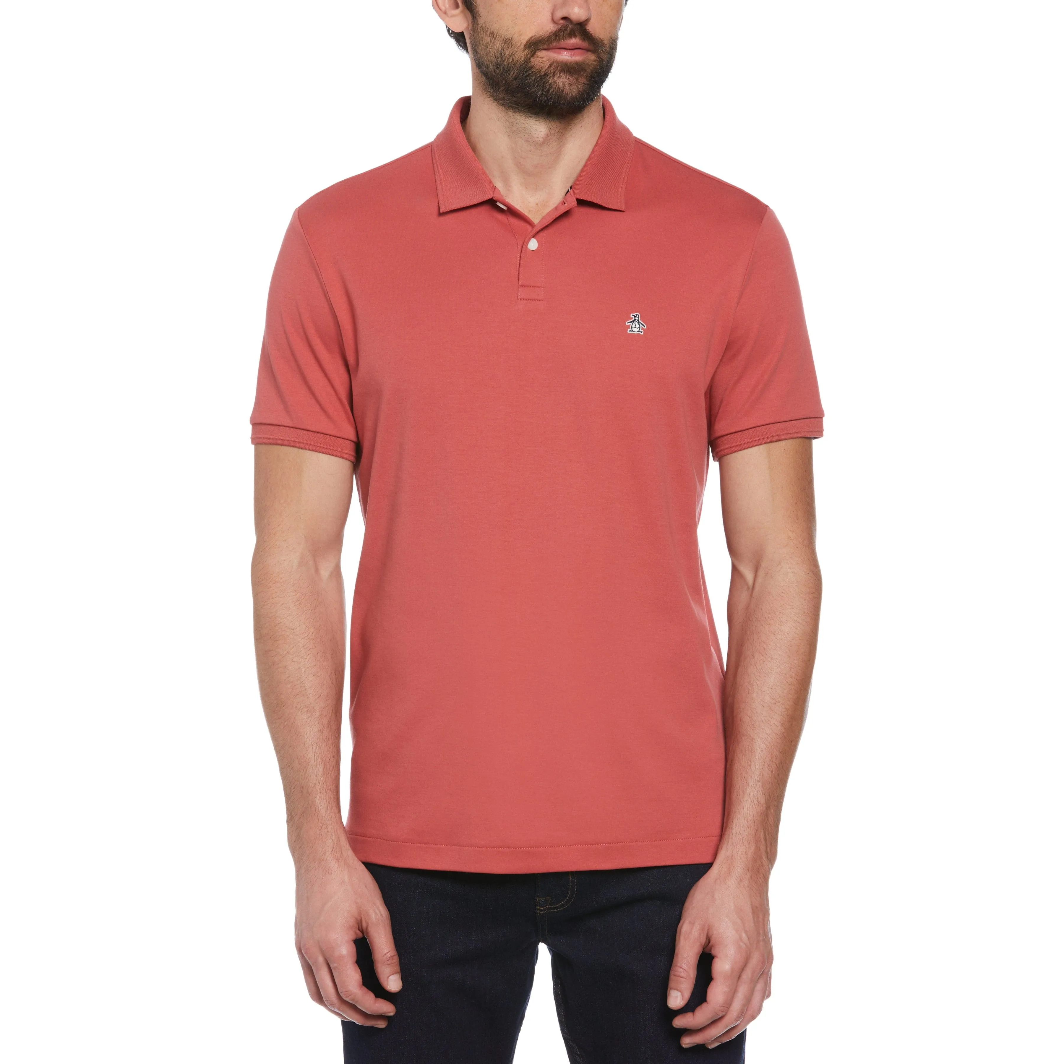 Organic Cotton Interlock Daddy Polo sold by Original Penguin