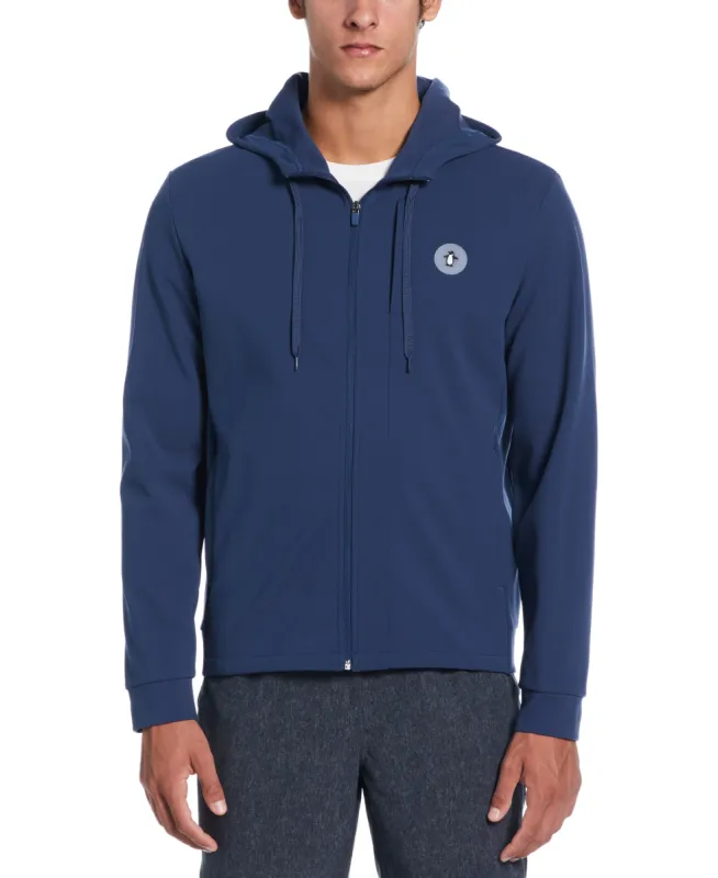 Penguin Sport Micro Texture Full Zip Hoodie sold by Original Penguin
