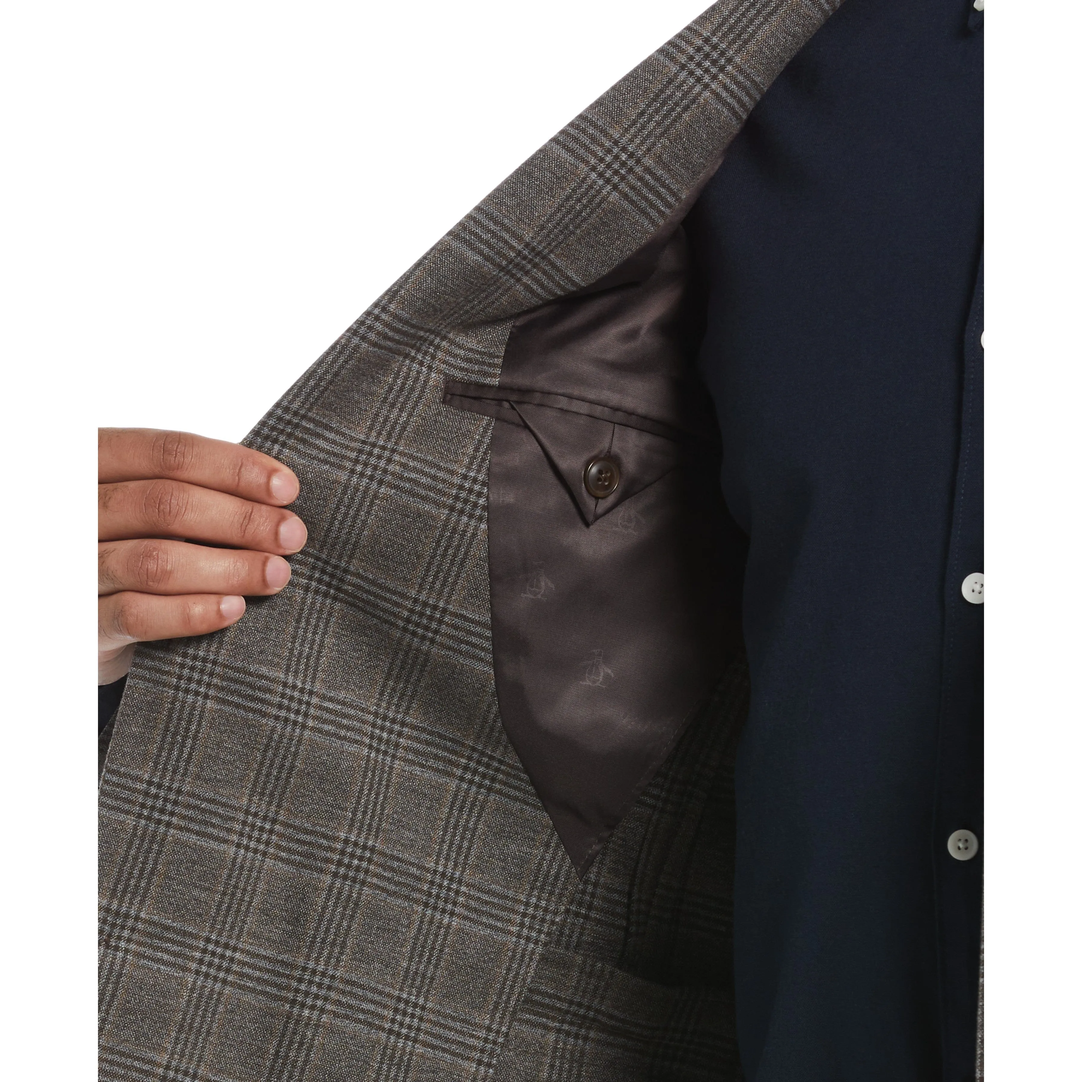 Slim Fit Glen Check Sport Coat sold by Original Penguin product image thumbnail 4
