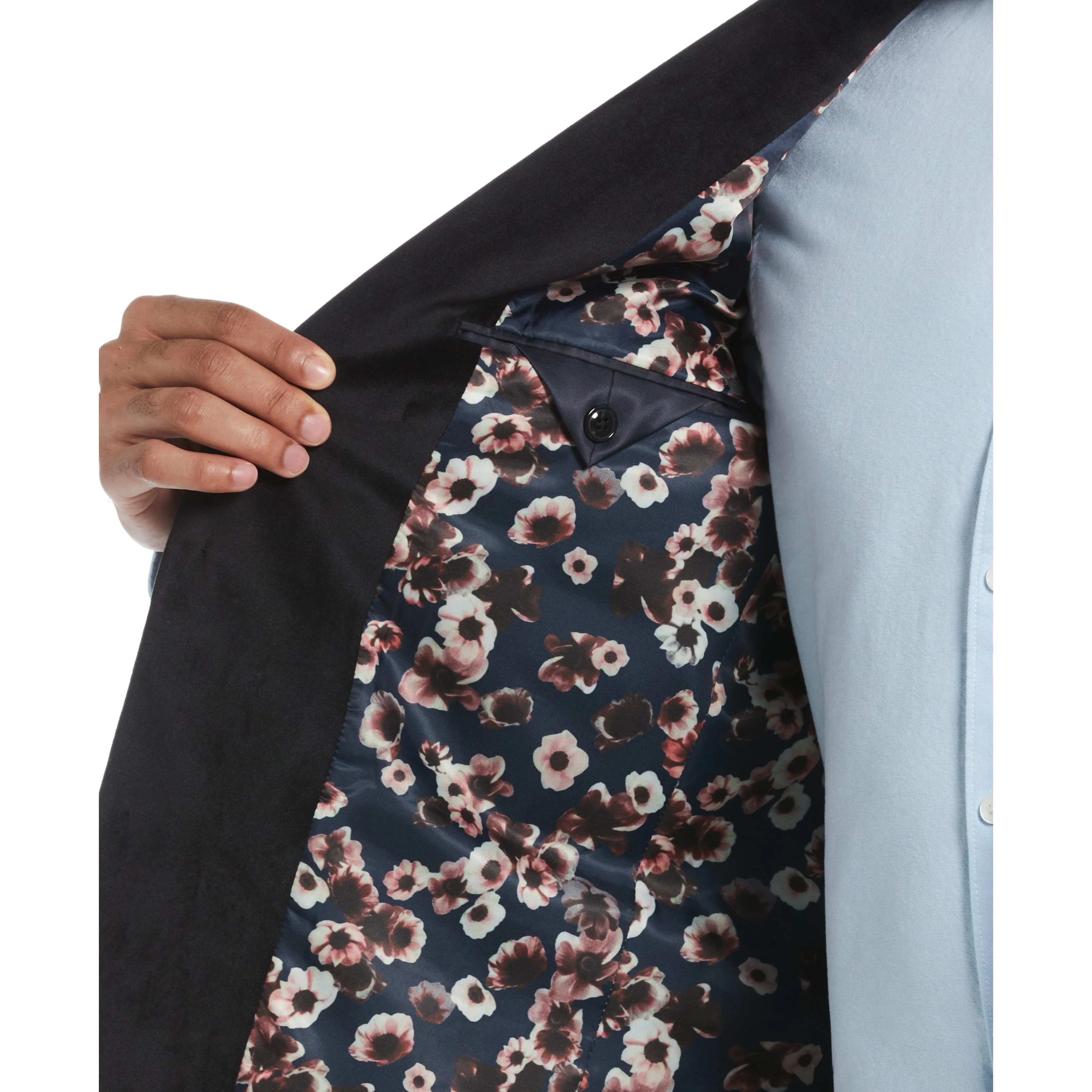 Slim Fit Black Velvet Sport Coat sold by Original Penguin product image thumbnail 4