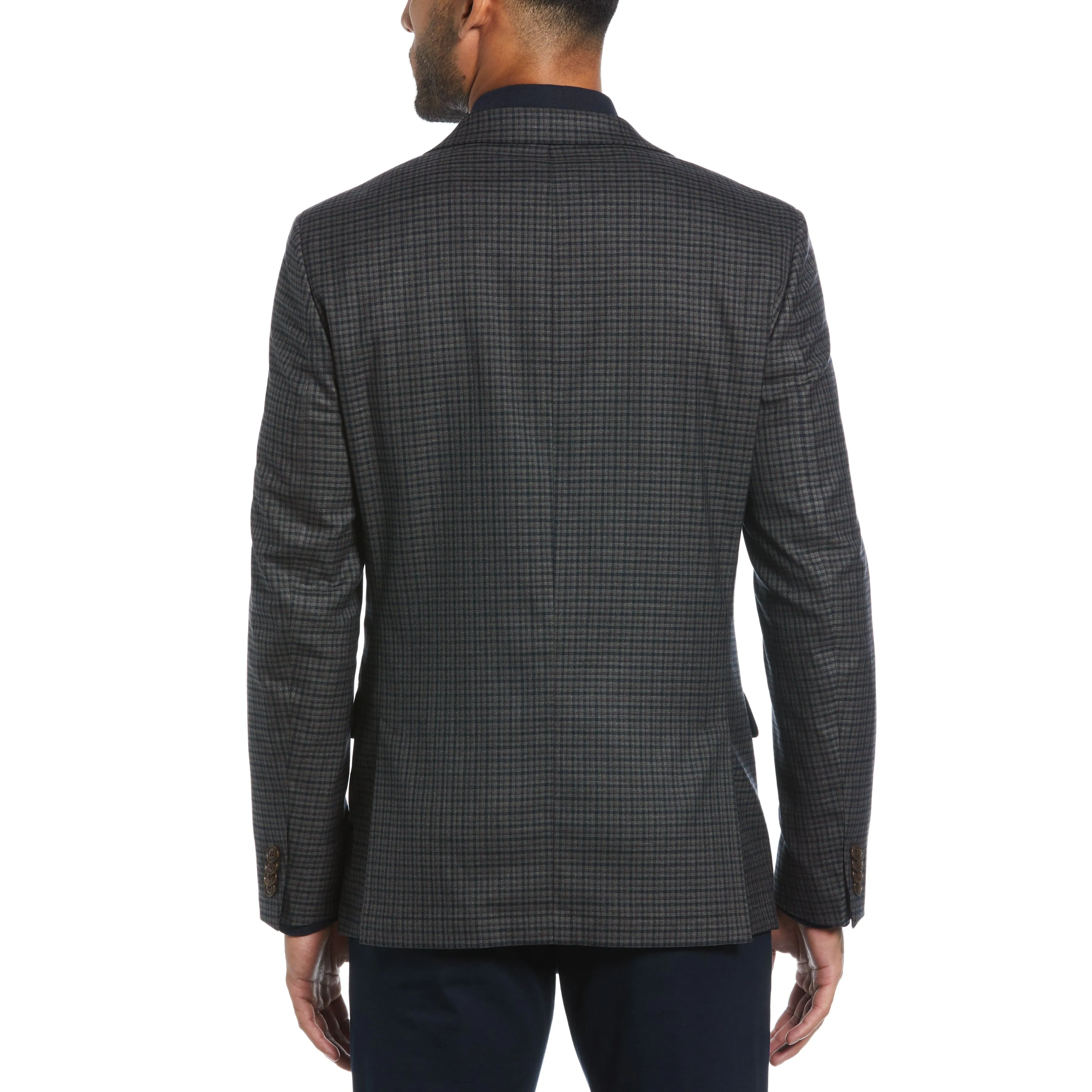Slim Fit Mini Plaid Sport Coat sold by Original Penguin product image thumbnail 2
